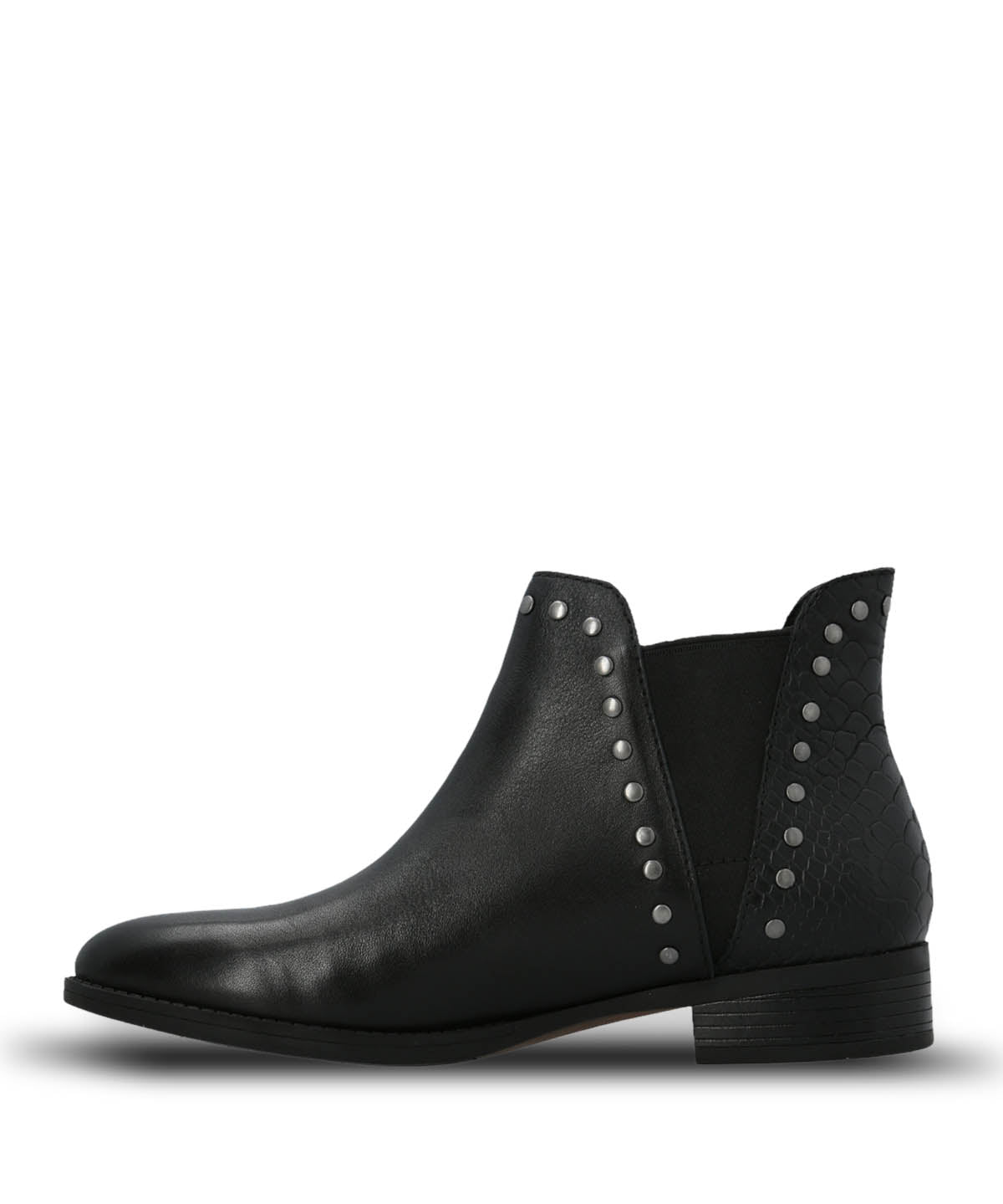 Botin Cuero Alva Negro Hush Puppies | Hush Puppies