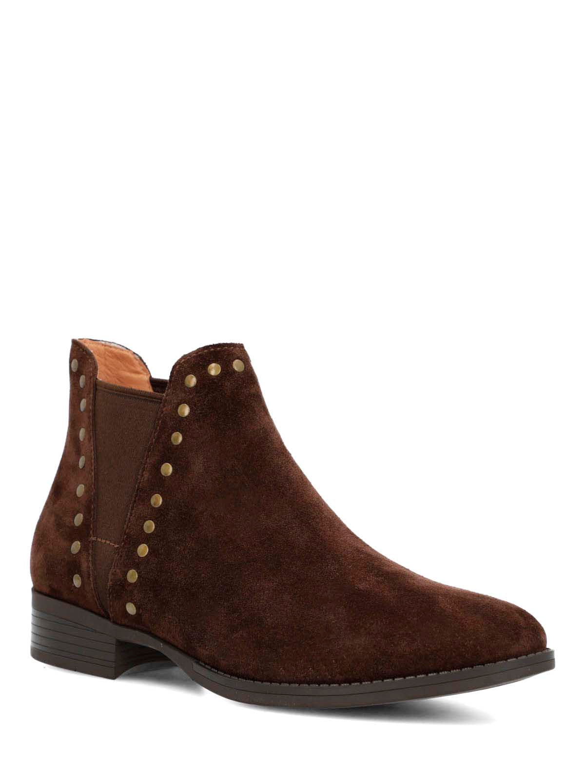 Botin Cuero Mujer Alva Café