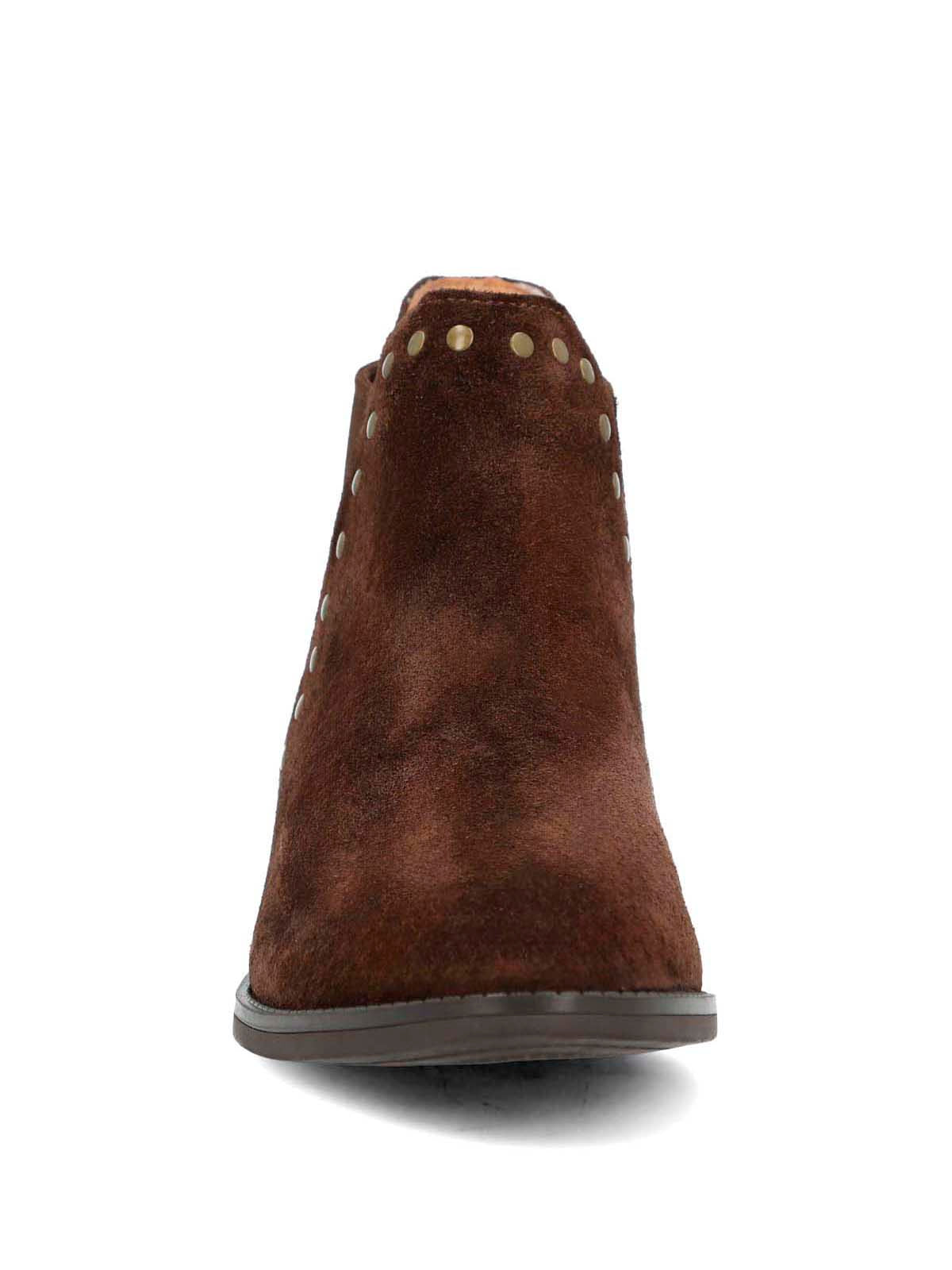 Botin Cuero Mujer Alva Café