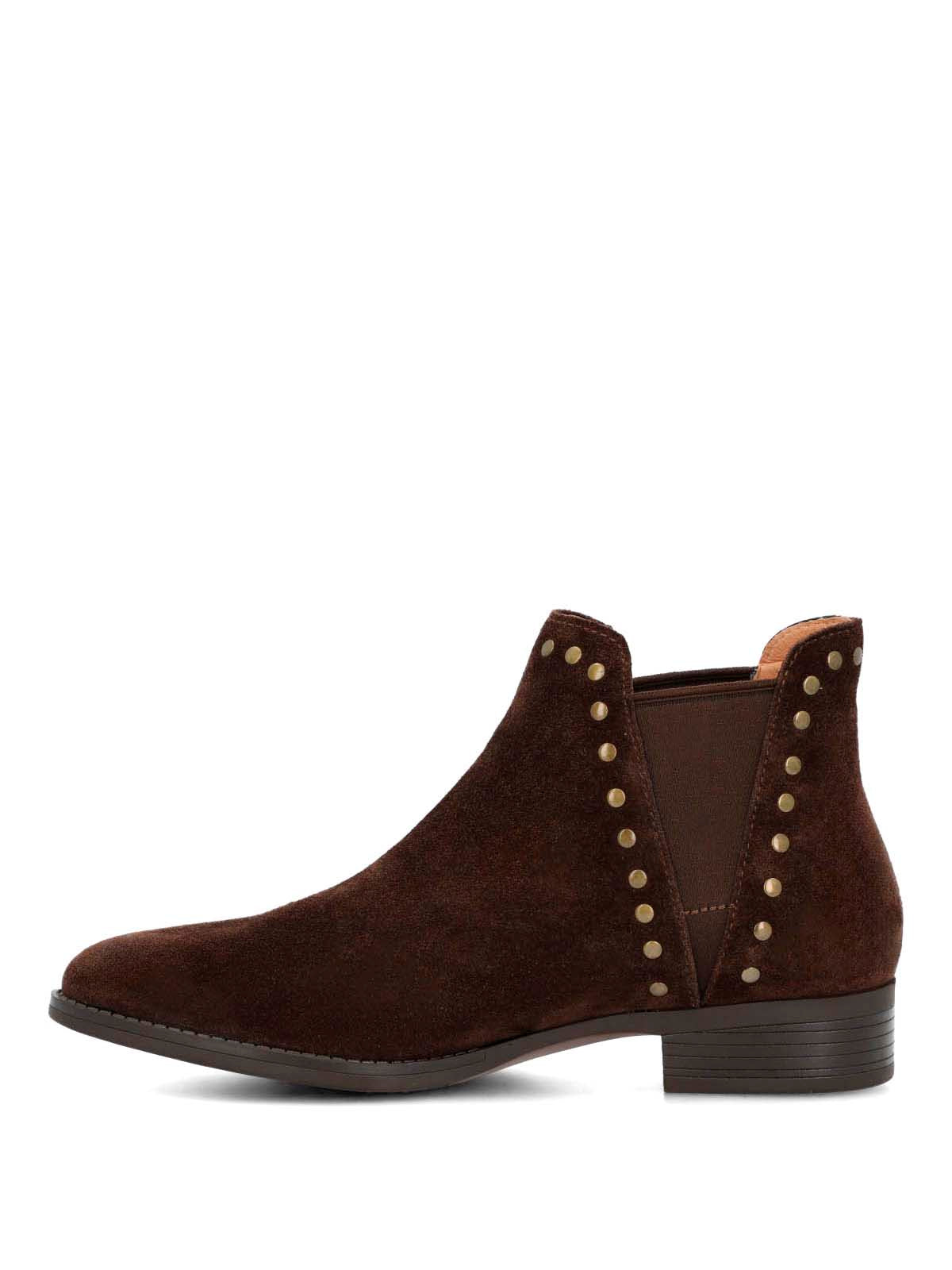 Botin Cuero Mujer Alva Café