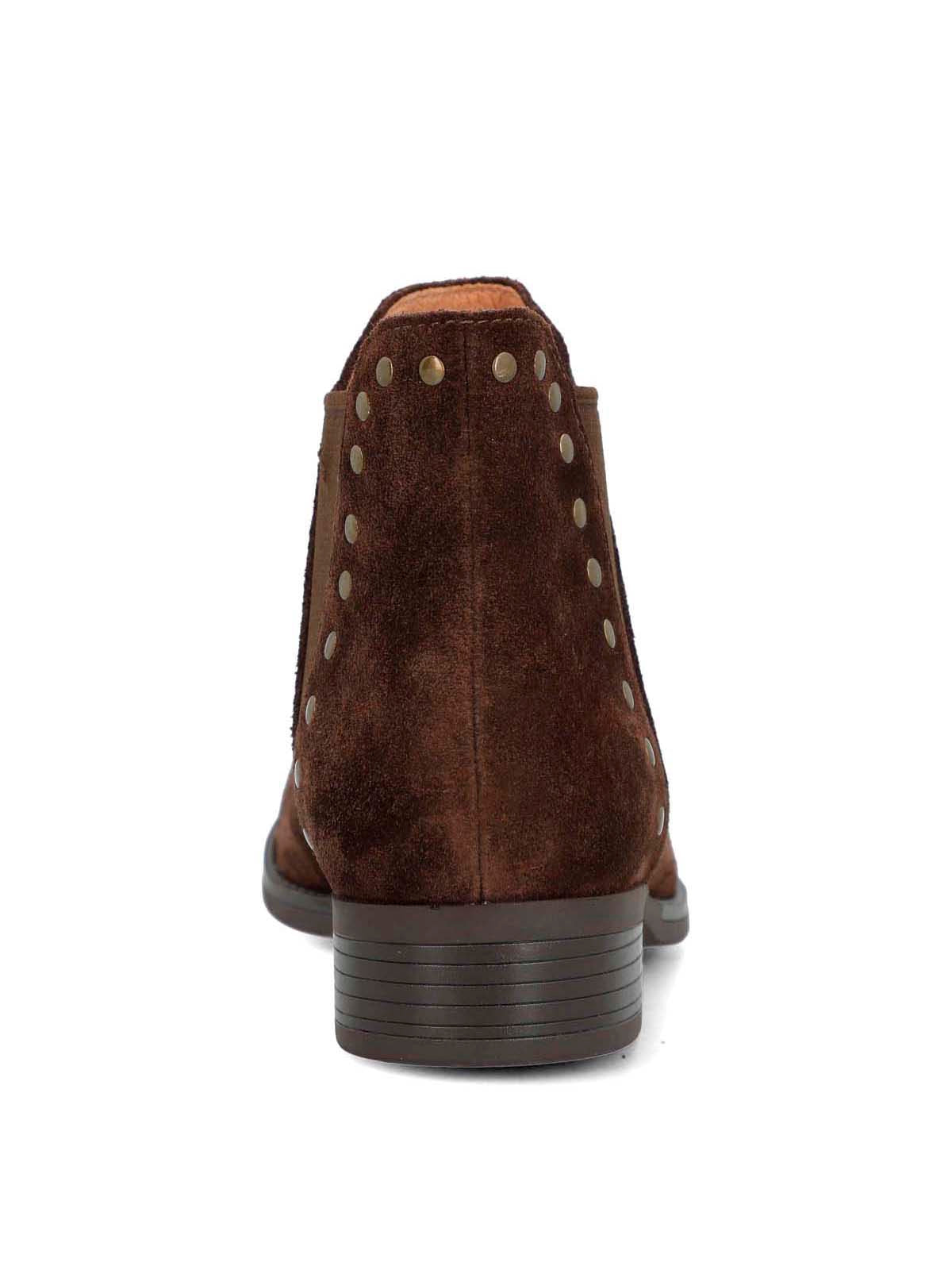 Botin Cuero Mujer Alva Café