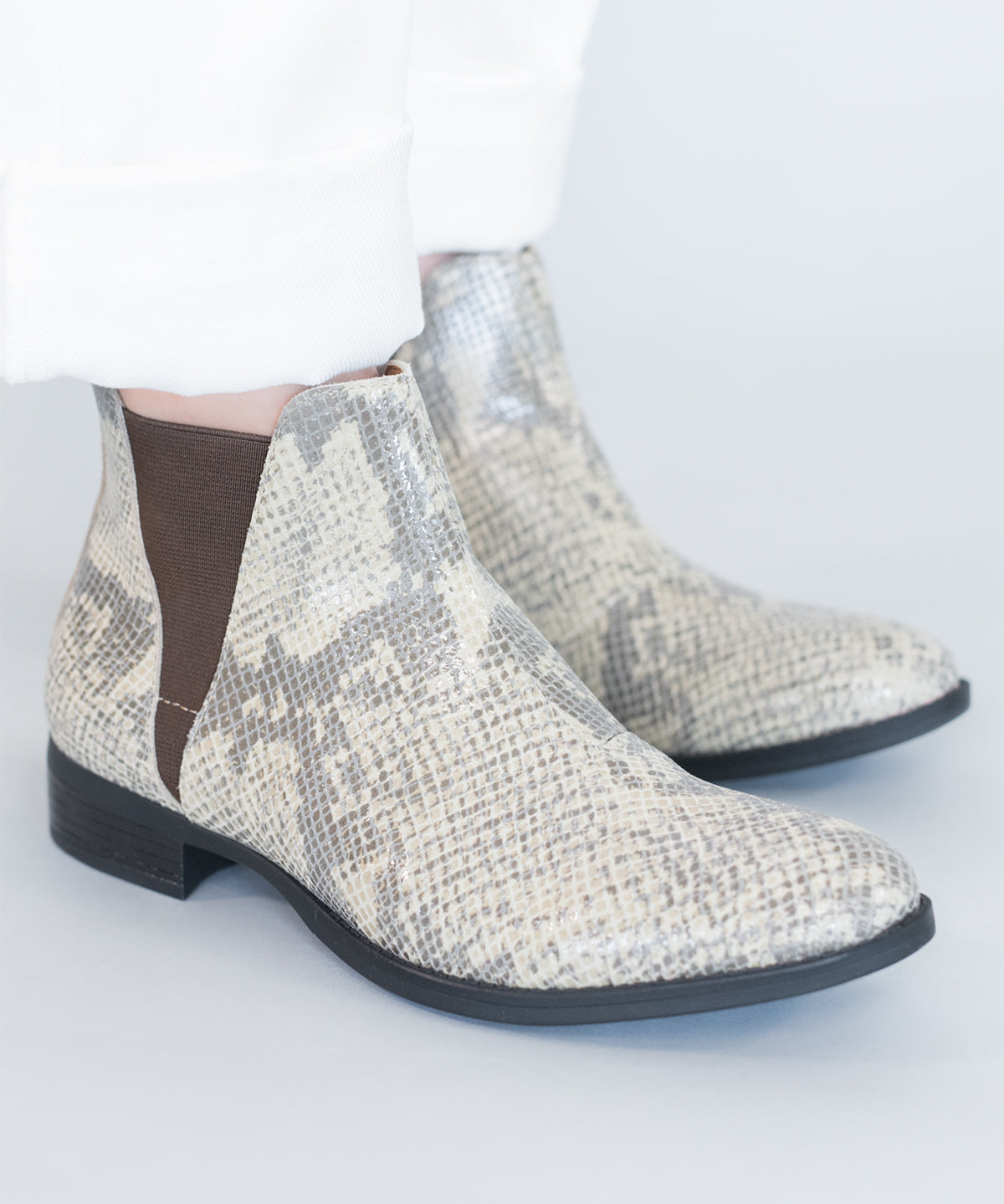 Botin Cuero Mujer Alva  Beige | Hush Puppies