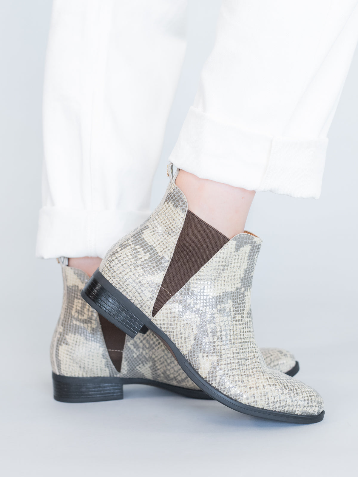 Botin Cuero Mujer Alva  Beige | Hush Puppies