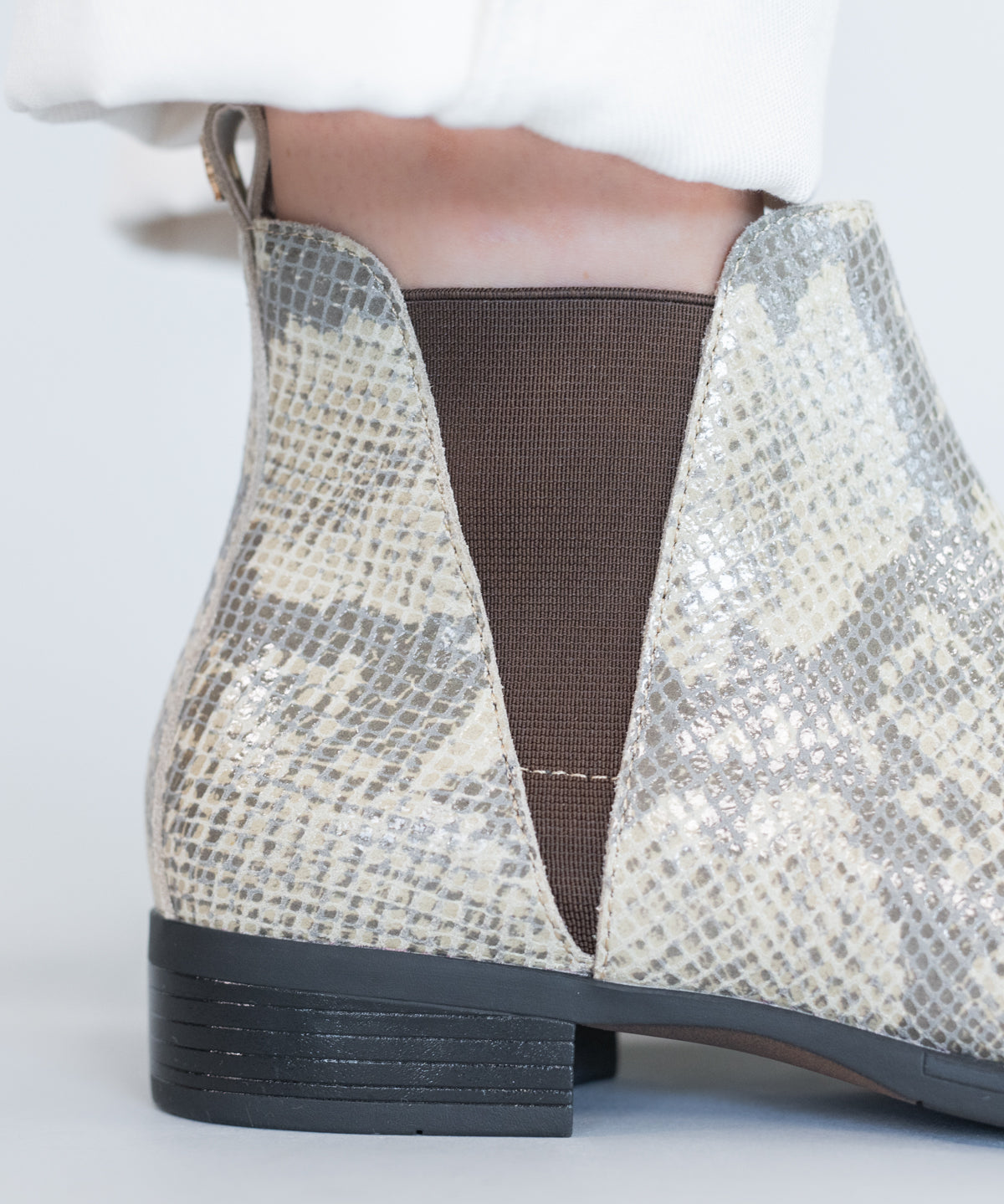 Botin Cuero Mujer Alva  Beige | Hush Puppies