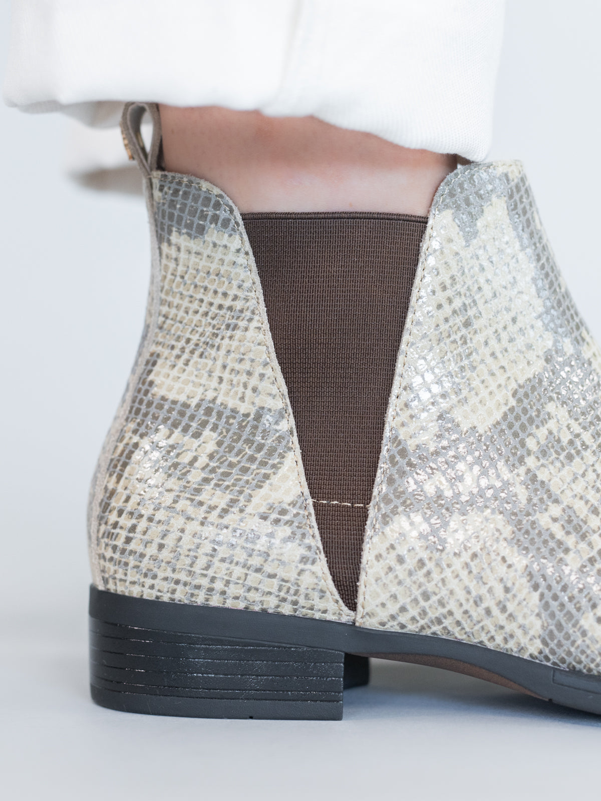 Botin Cuero Mujer Alva  Beige | Hush Puppies