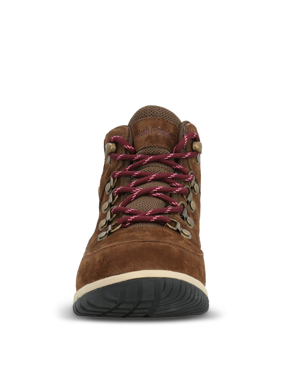 Botin Cuero Emur Café Hush Puppies