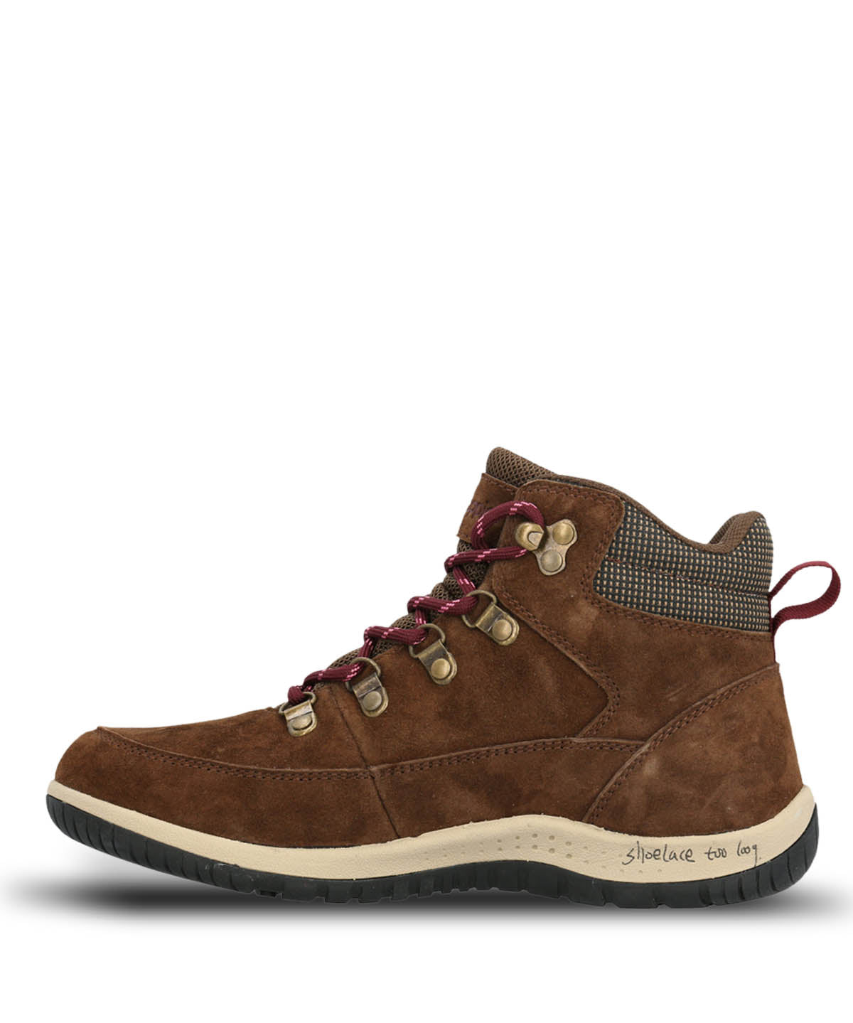 Botin Cuero Emur Café Hush Puppies