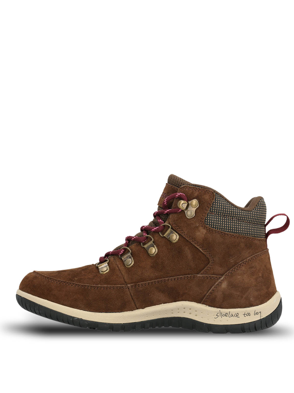 Botin Cuero Emur Café Hush Puppies