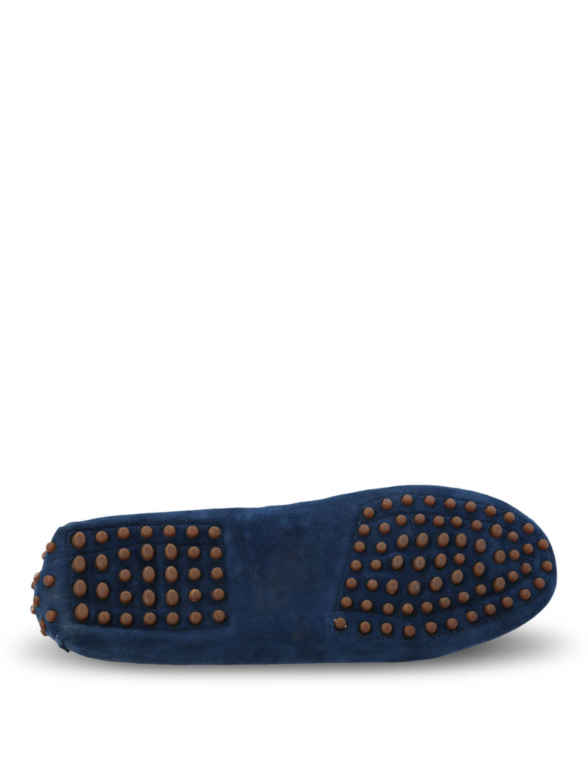 Mocasin Cuero Mujer Band Azul Hush Puppies