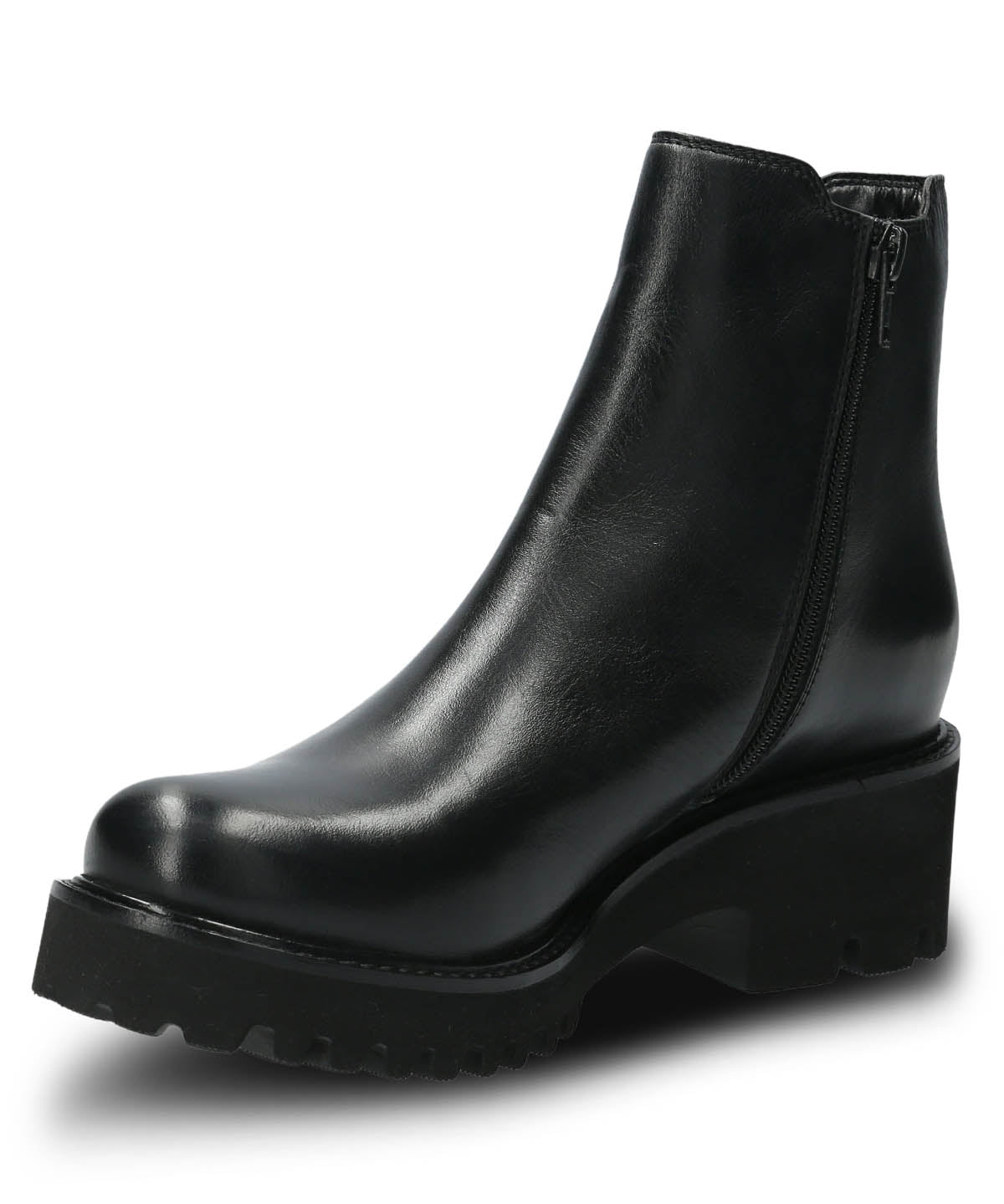 Botín Cuero Mujer Cassia Negro