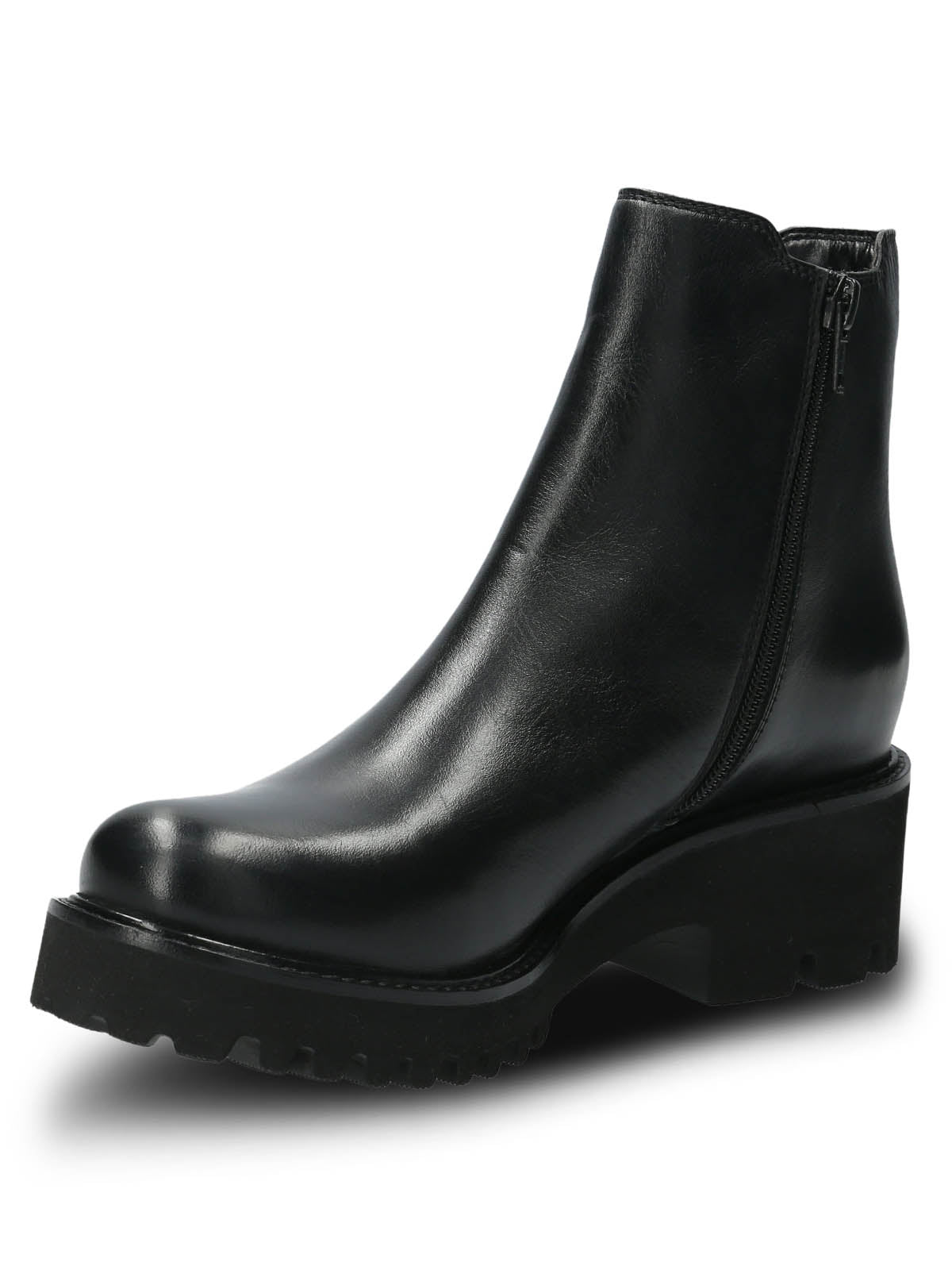 Botín Cuero Mujer Cassia Negro