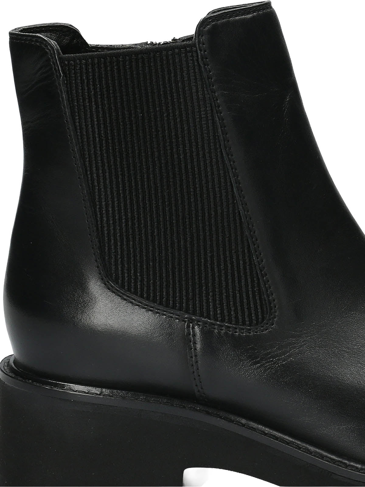 Botín Cuero Mujer Cassia Negro