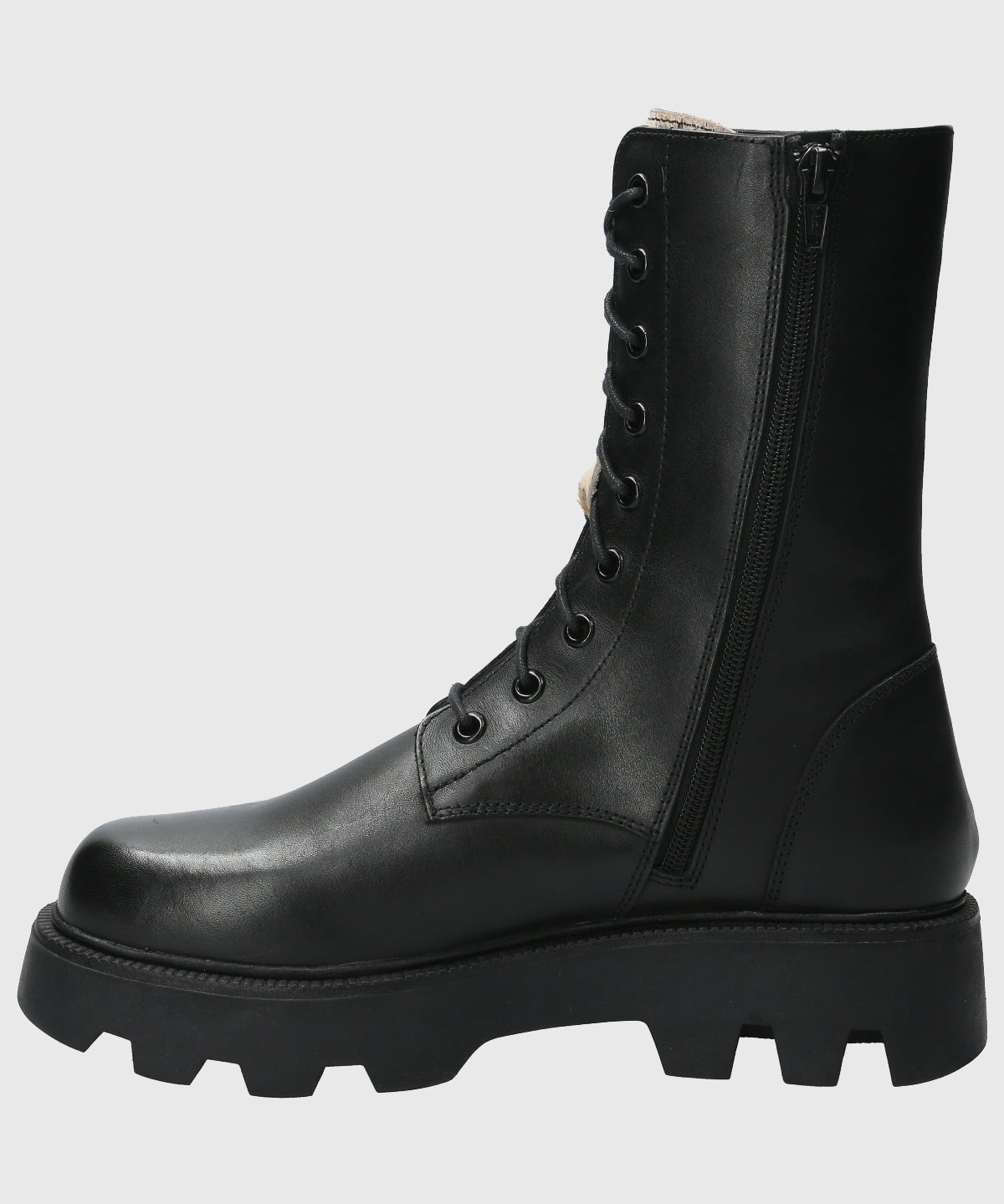 Botín Cuero Mujer Hailee Negro-Hush Puppies Chile
