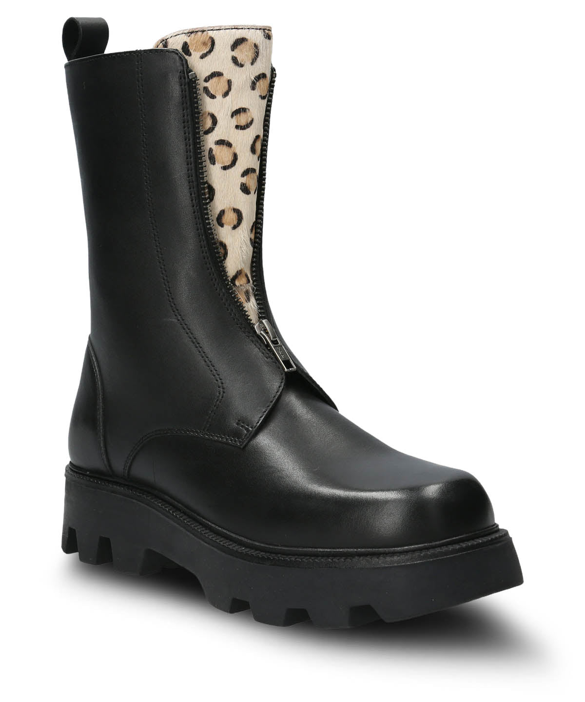 Botín Cuero Mujer Kimmi Negro | Hush Puppies