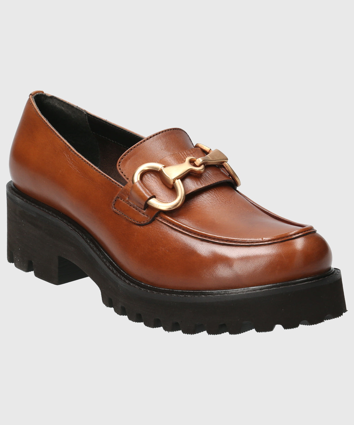 Mocasín Cuero Mujer Lani Café-Hush Puppies Chile