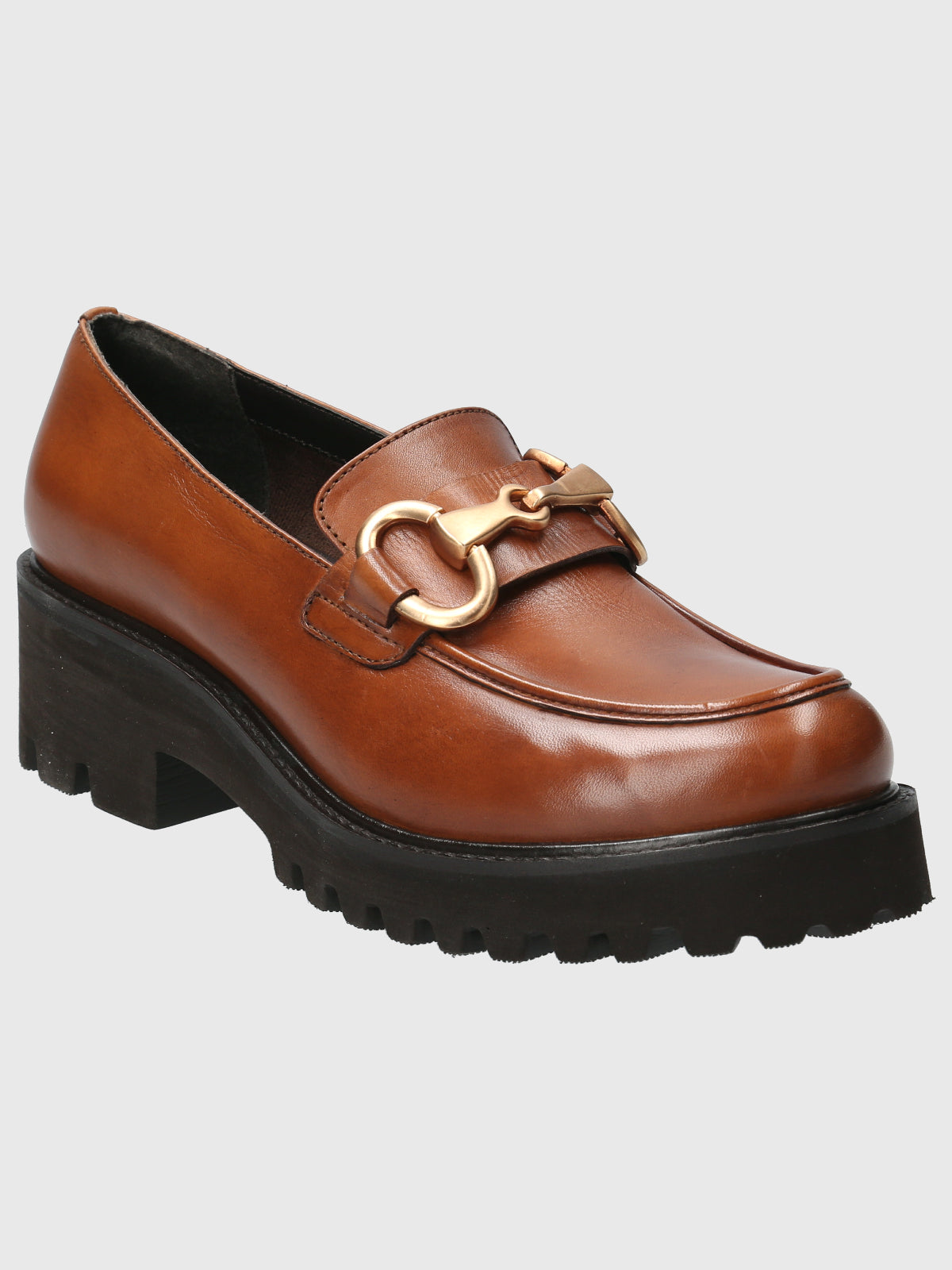 Mocasín Cuero Mujer Lani Café-Hush Puppies Chile