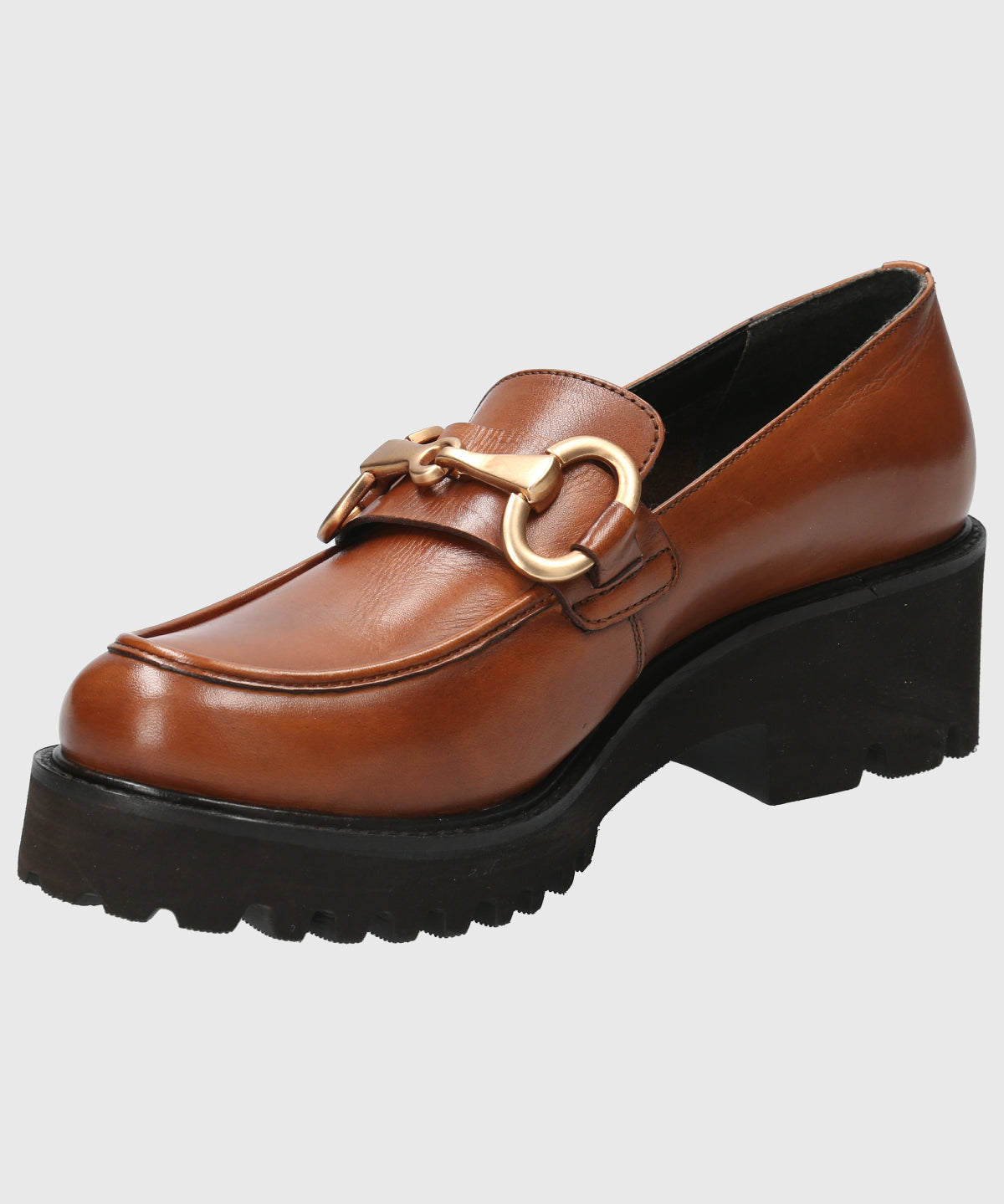 Mocasín Cuero Mujer Lani Café-Hush Puppies Chile
