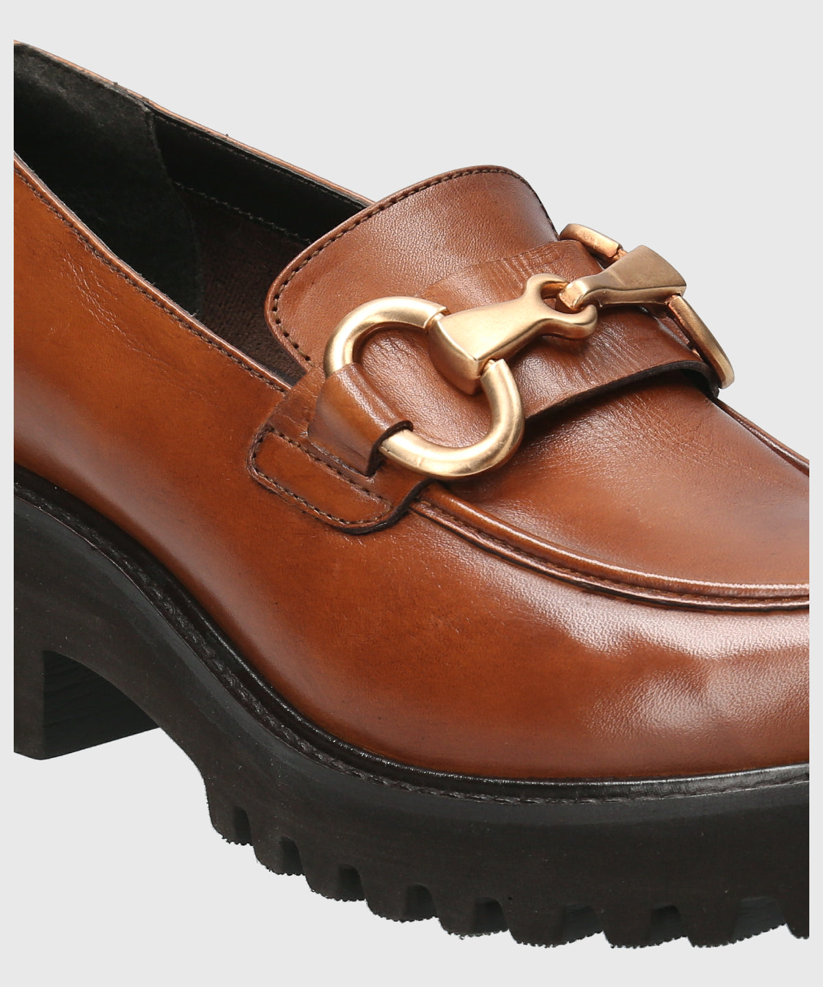 Mocasín Cuero Mujer Lani Café-Hush Puppies Chile