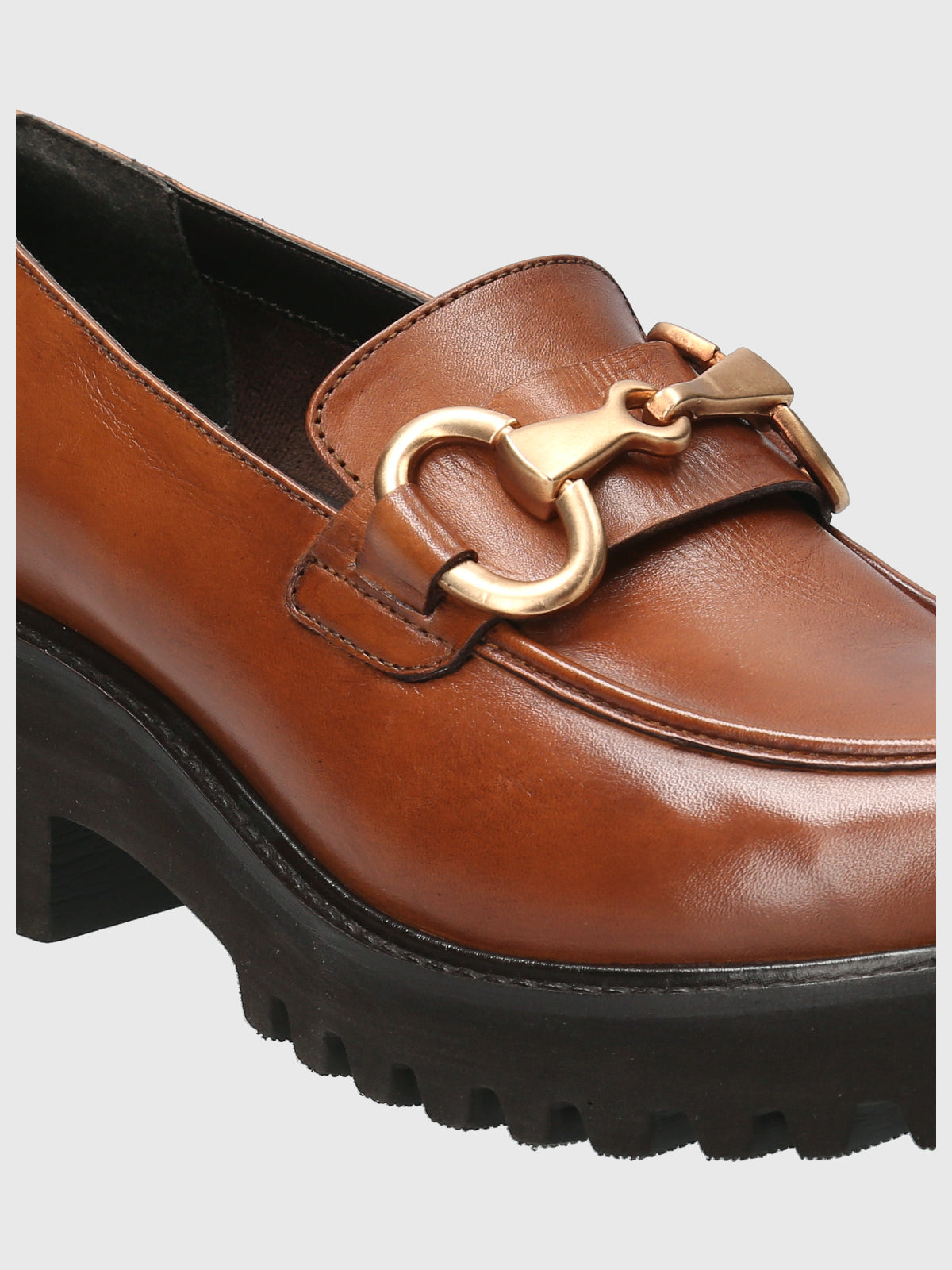 Mocasín Cuero Mujer Lani Café-Hush Puppies Chile