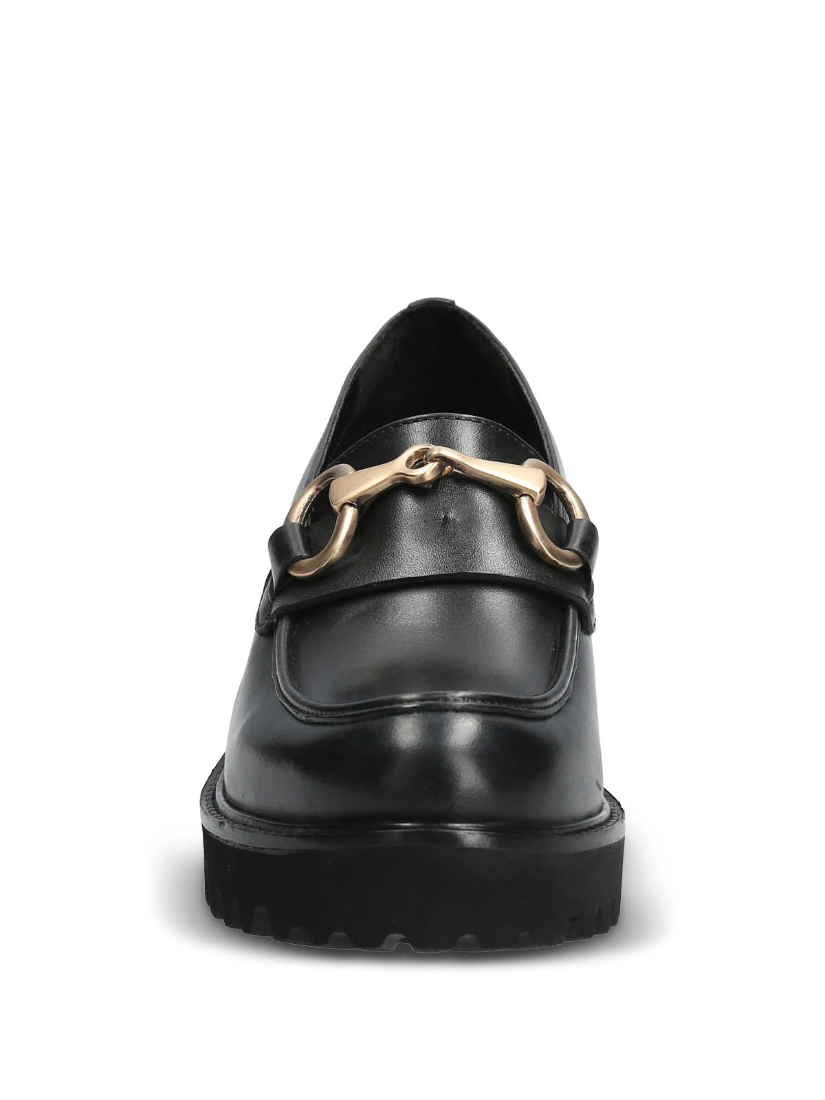 Mocasín Cuero Mujer Lani Negro