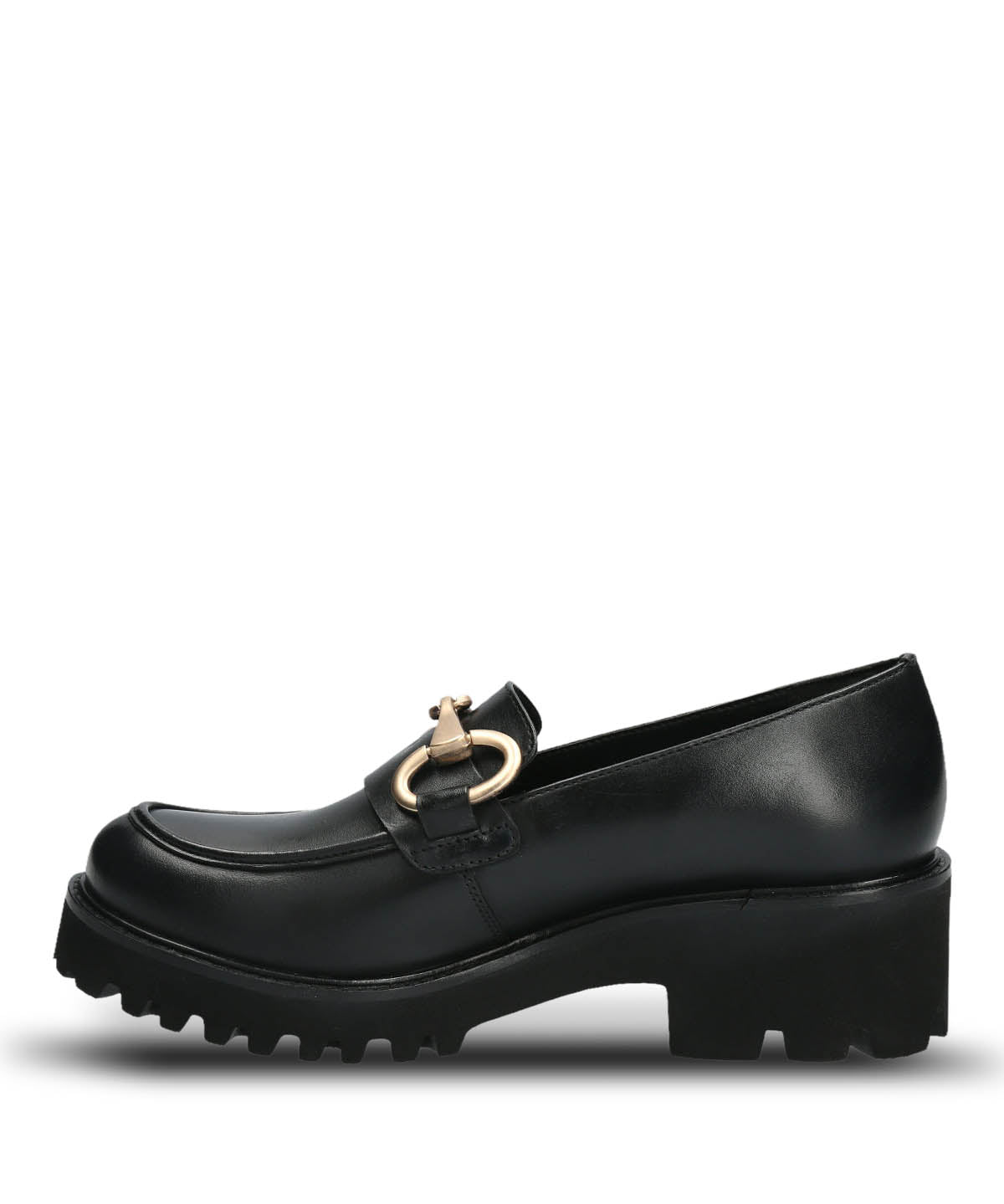 Mocasín Cuero Mujer Lani Negro