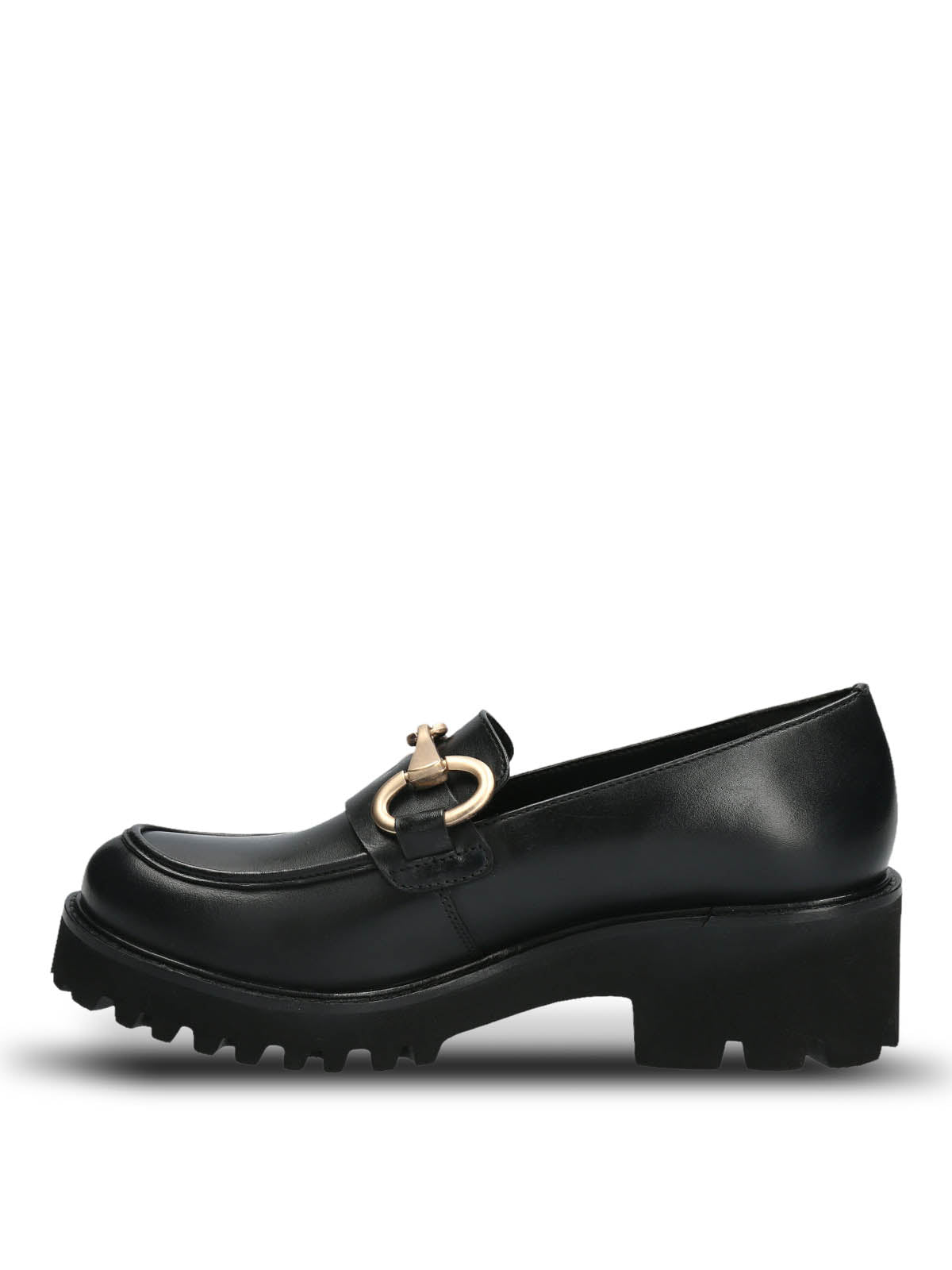 Mocasín Cuero Mujer Lani Negro
