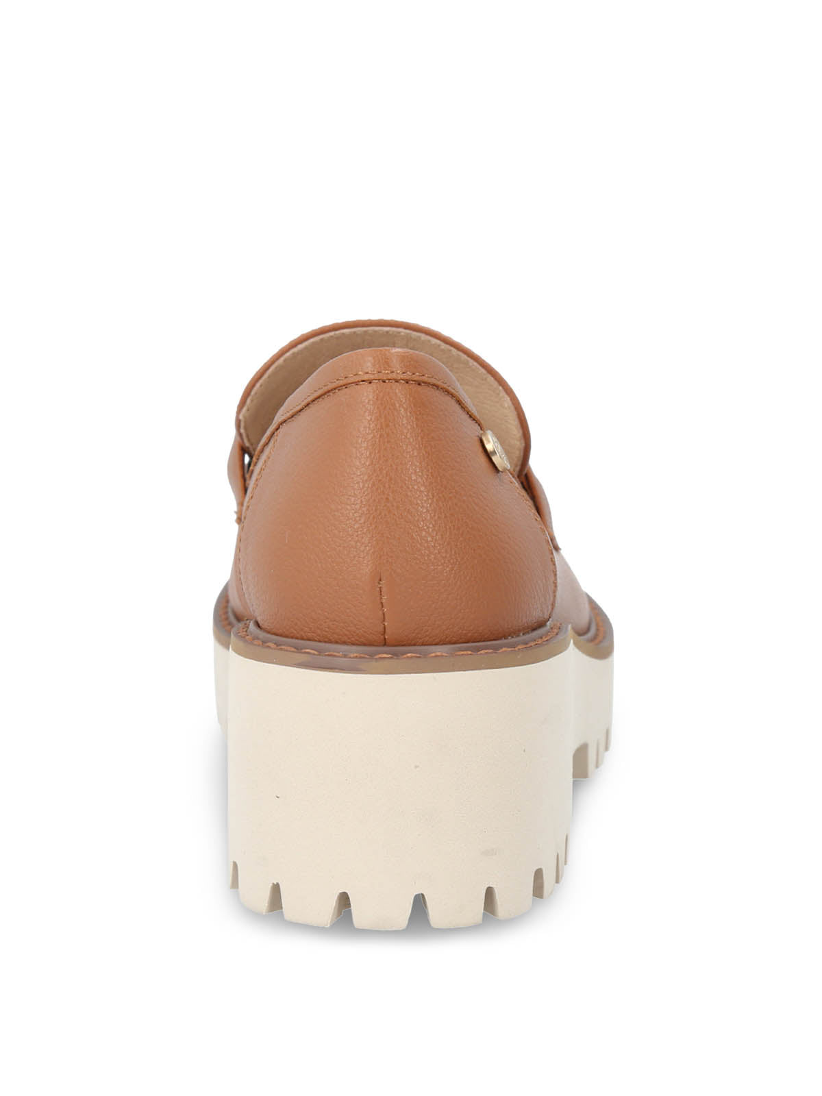Mocasin Cuero Mujer Lani Café Claro