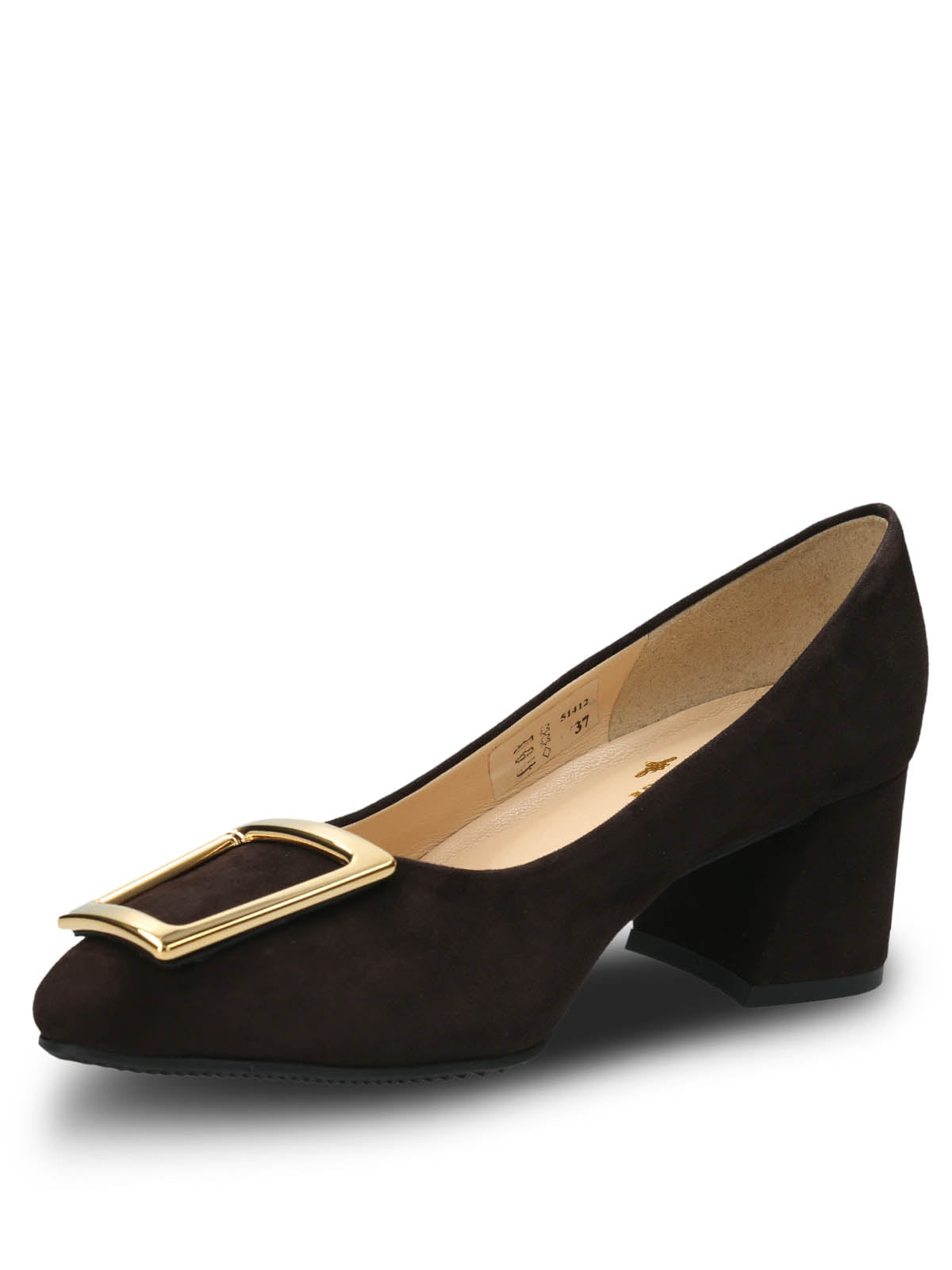 Zapato Brunate Cuero Mujer Biella Café