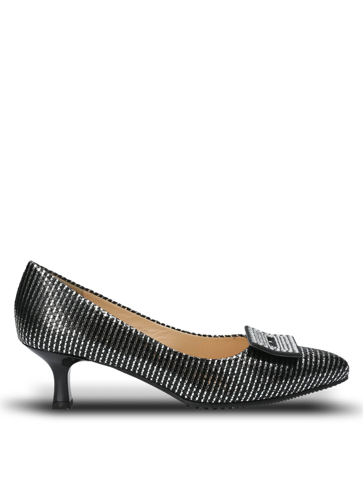 Zapato Brunate Cuero Mujer Cremona Metalizado