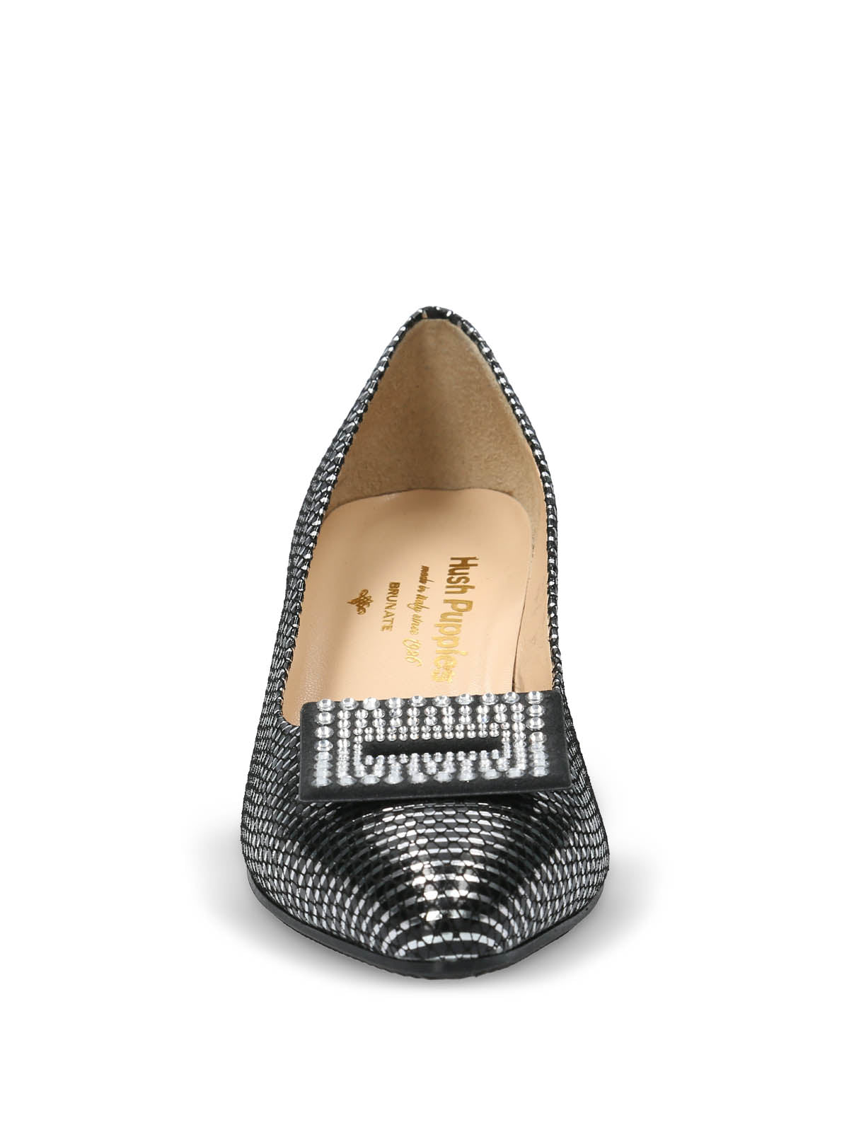 Zapato Brunate Cuero Mujer Cremona Metalizado