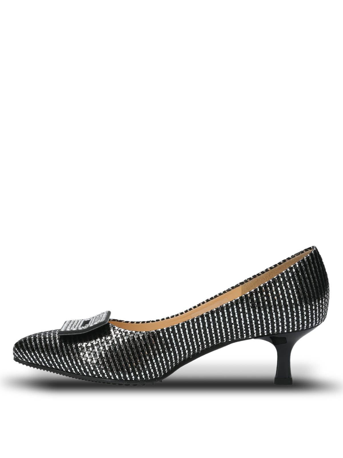 Zapato Brunate Cuero Mujer Cremona Metalizado