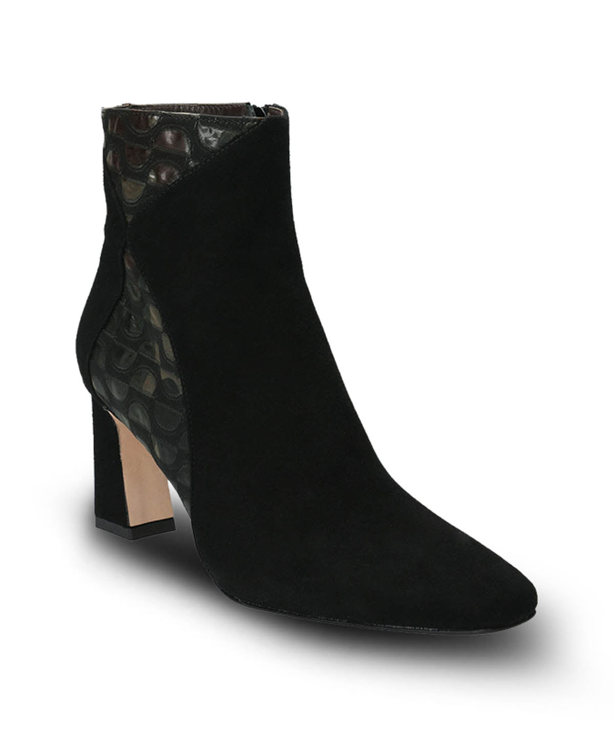 Botin Brunate Cuero Mujer Parma Negro