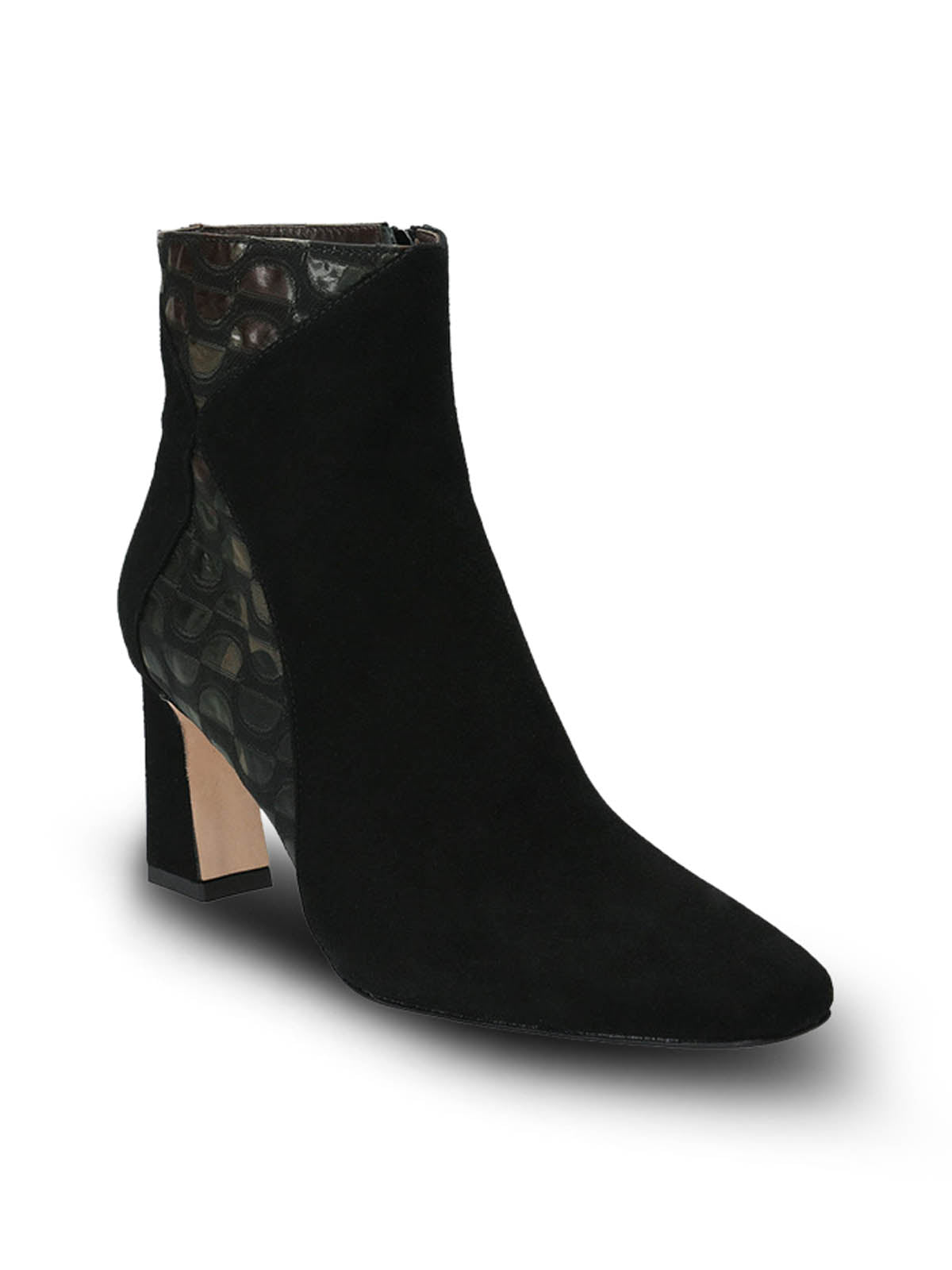 Botin Brunate Cuero Mujer Parma Negro