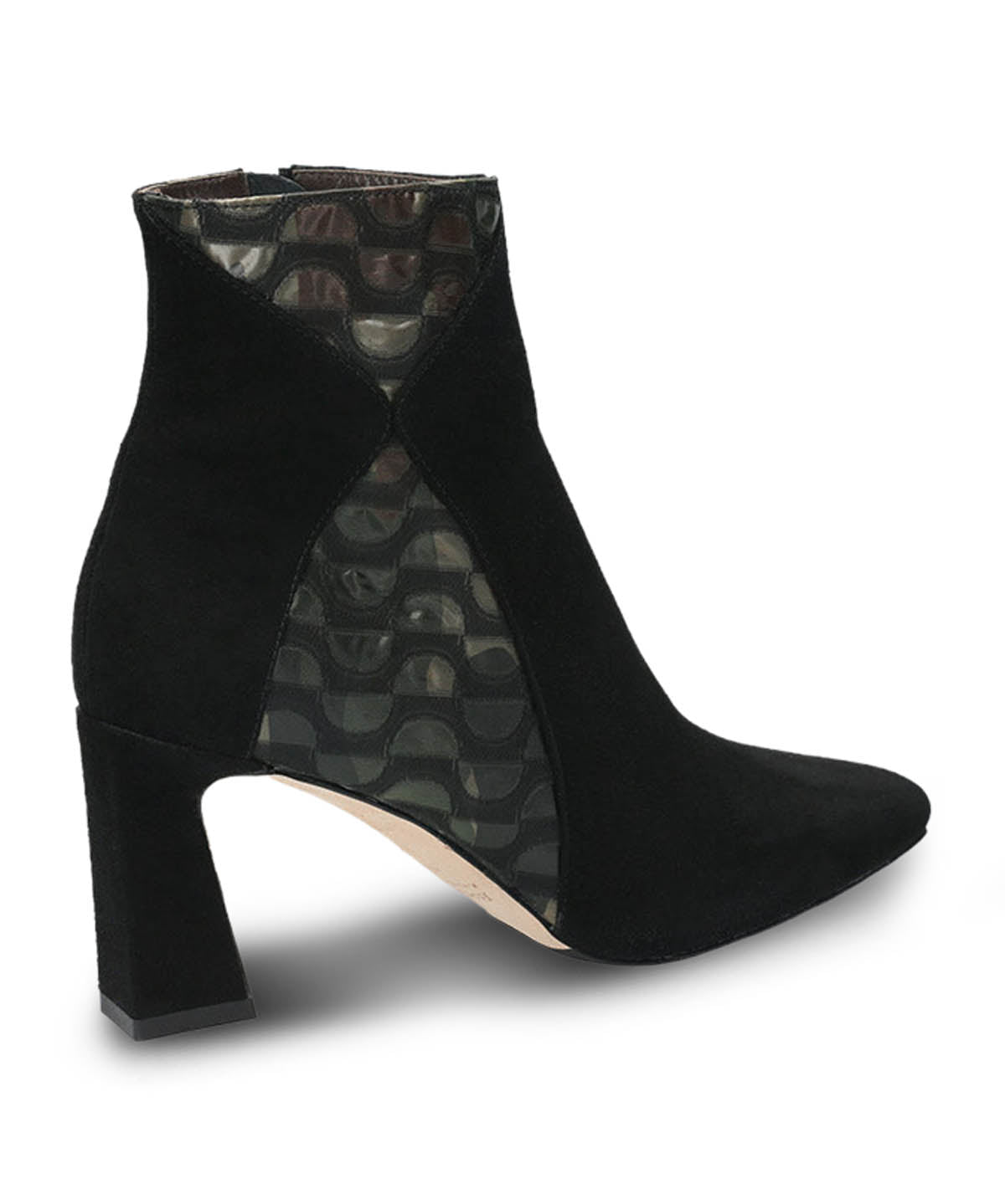 Botin Brunate Cuero Mujer Parma Negro