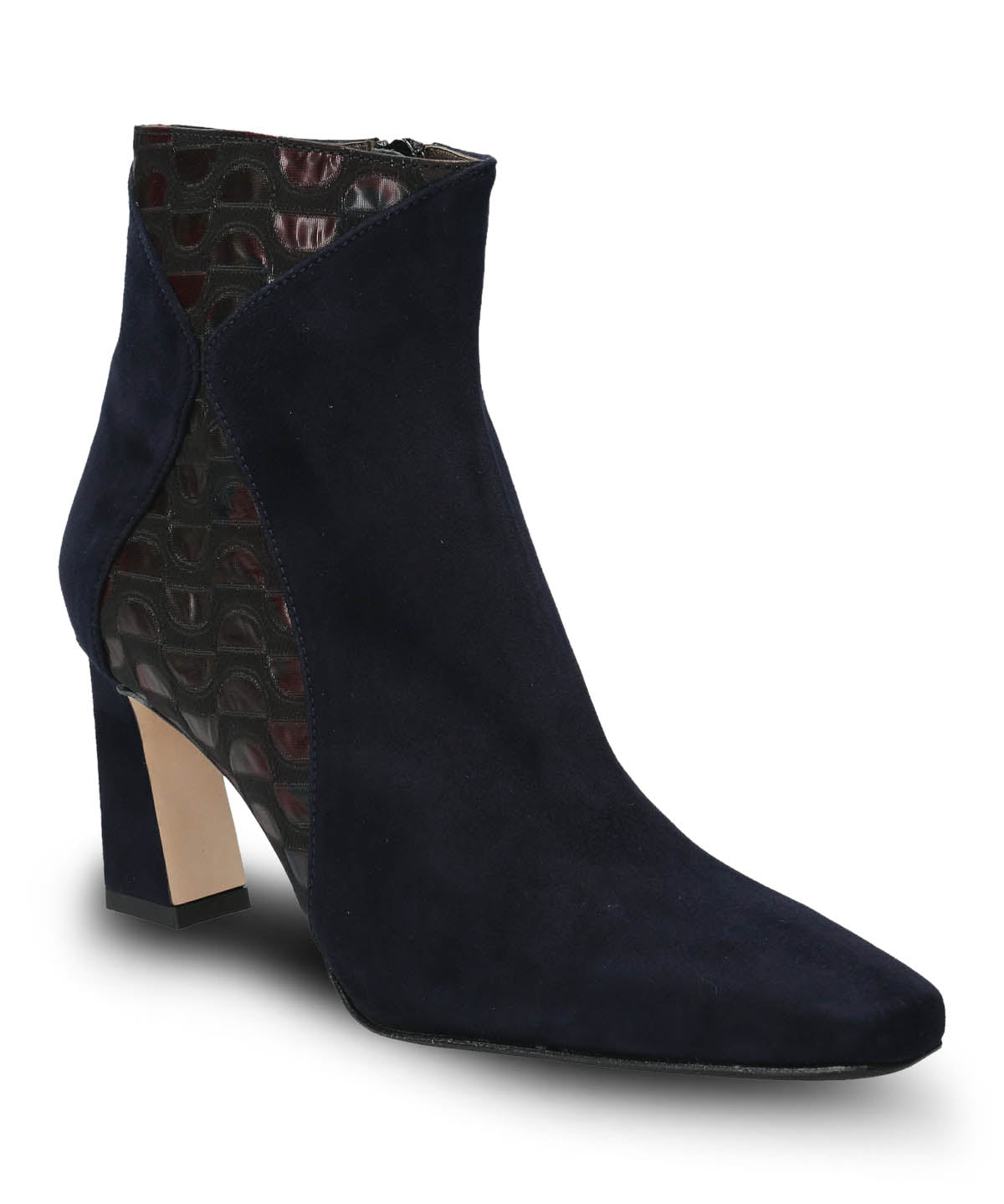 Botin Brunate Cuero Mujer Parma Azul