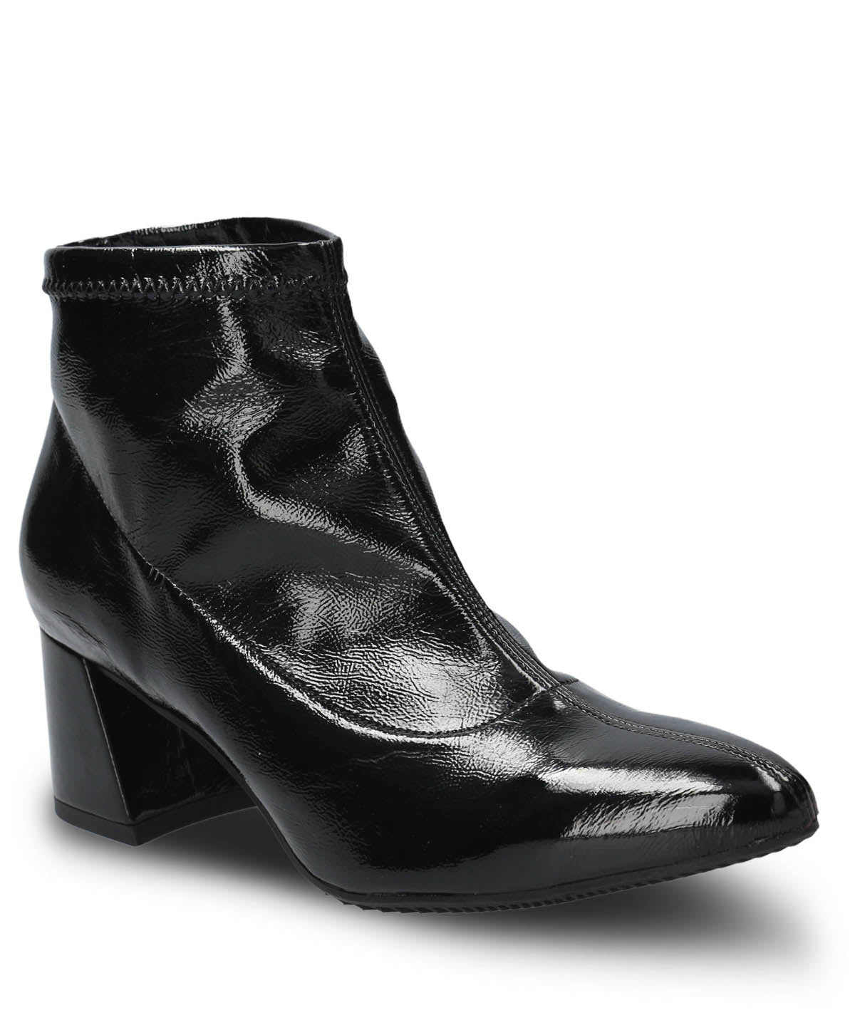 Botin Brunate Cuero Mujer Padua Negro