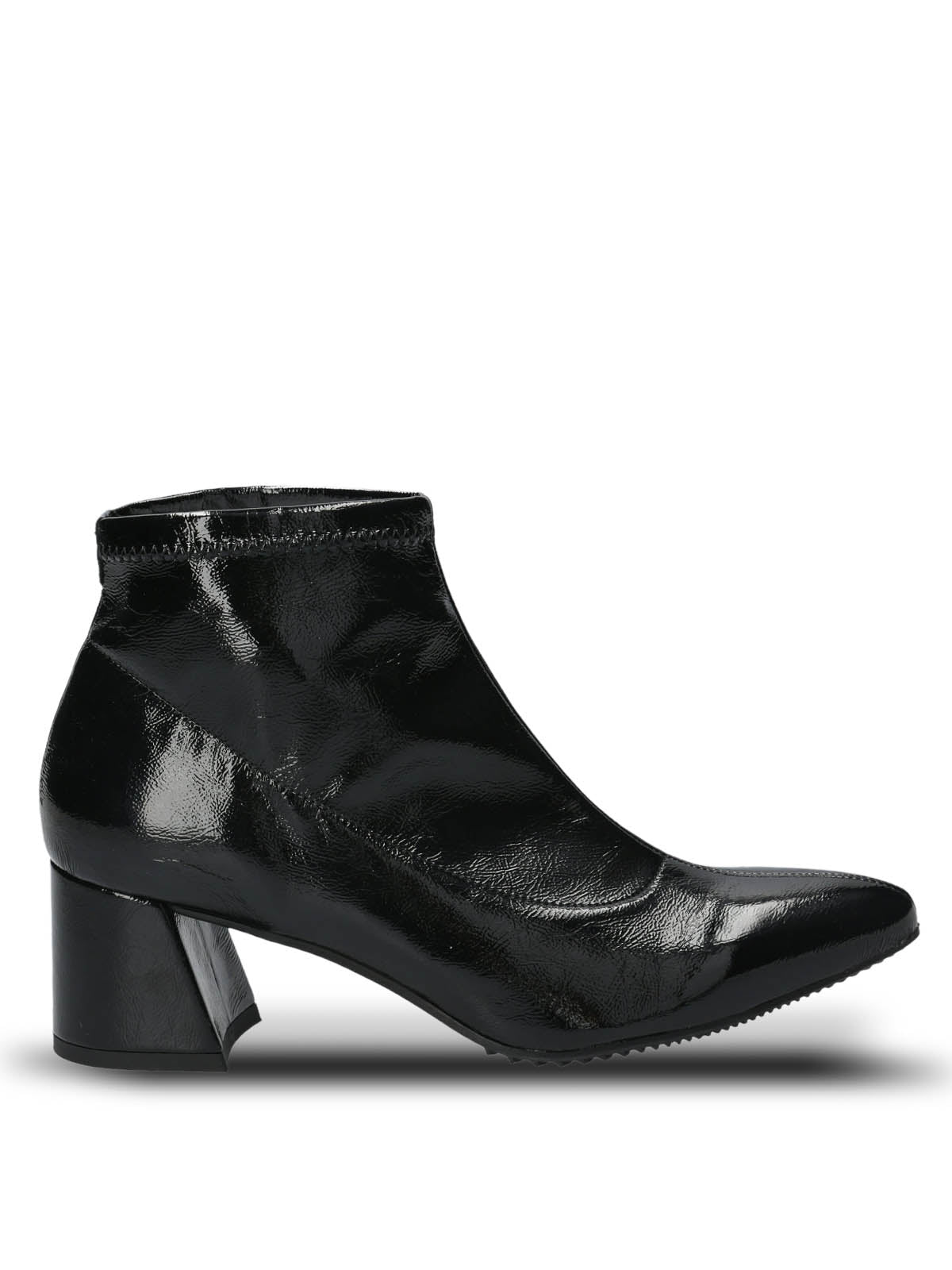 Botin Brunate Cuero Mujer Padua Negro