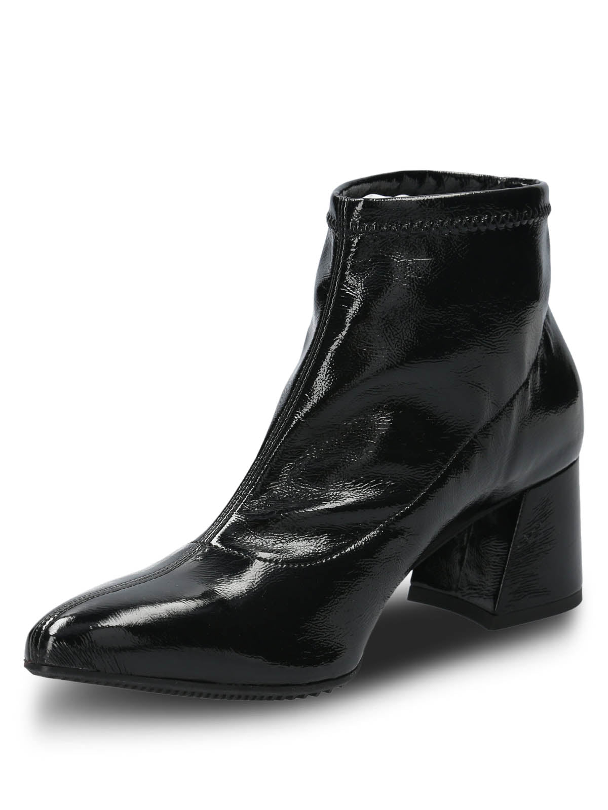 Botin Brunate Cuero Mujer Padua Negro