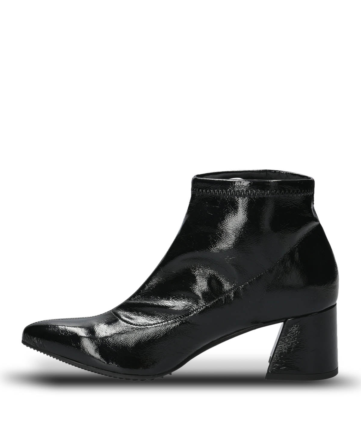 Botin Brunate Cuero Mujer Padua Negro