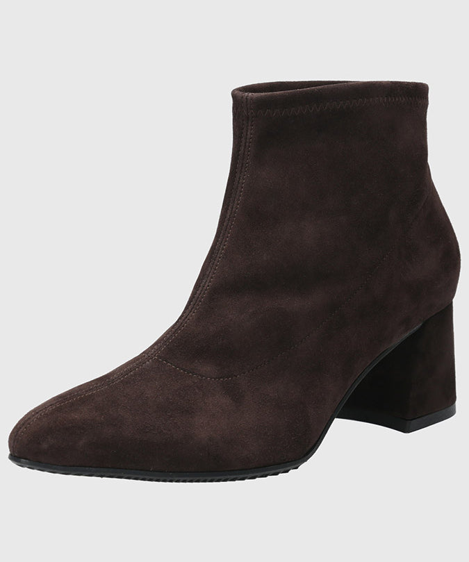 Botin Brunate Cuero Mujer Padua Café-Hush Puppies Chile