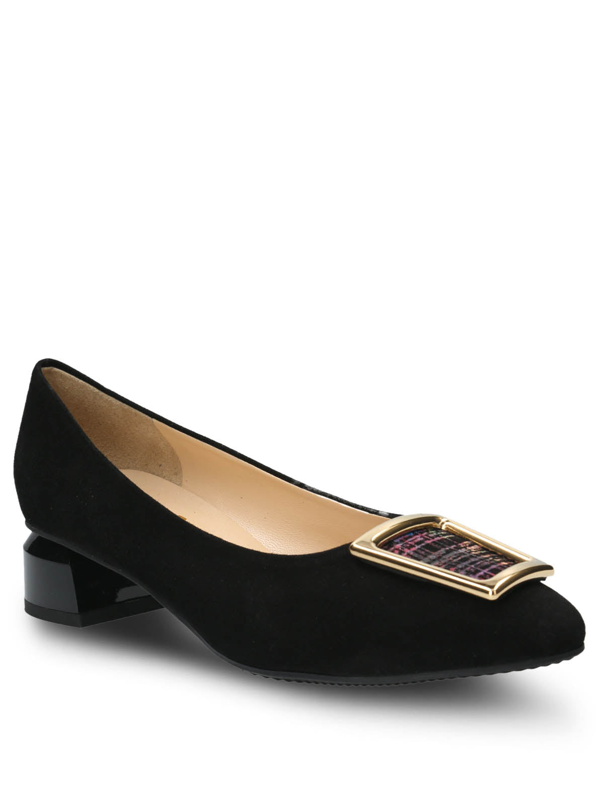 Zapato Brunate Cuero Mujer Senavra Negro