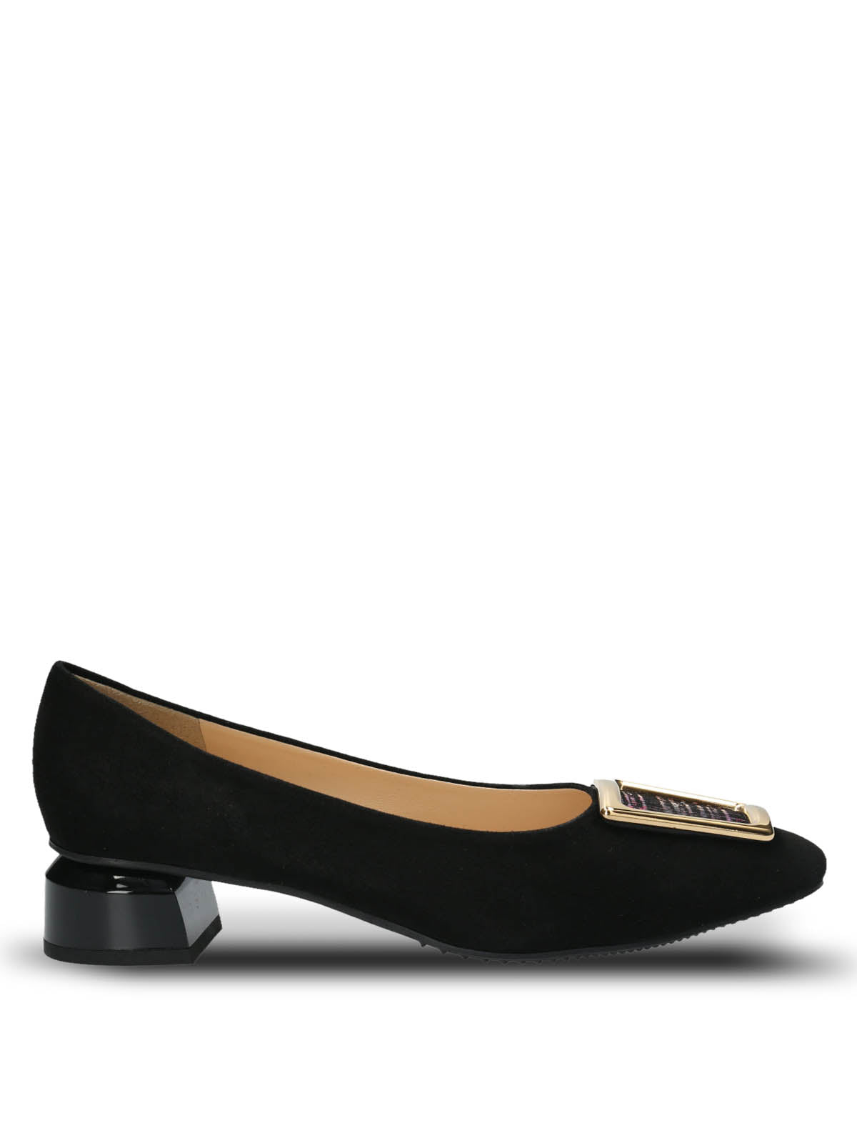 Zapato Brunate Cuero Mujer Senavra Negro