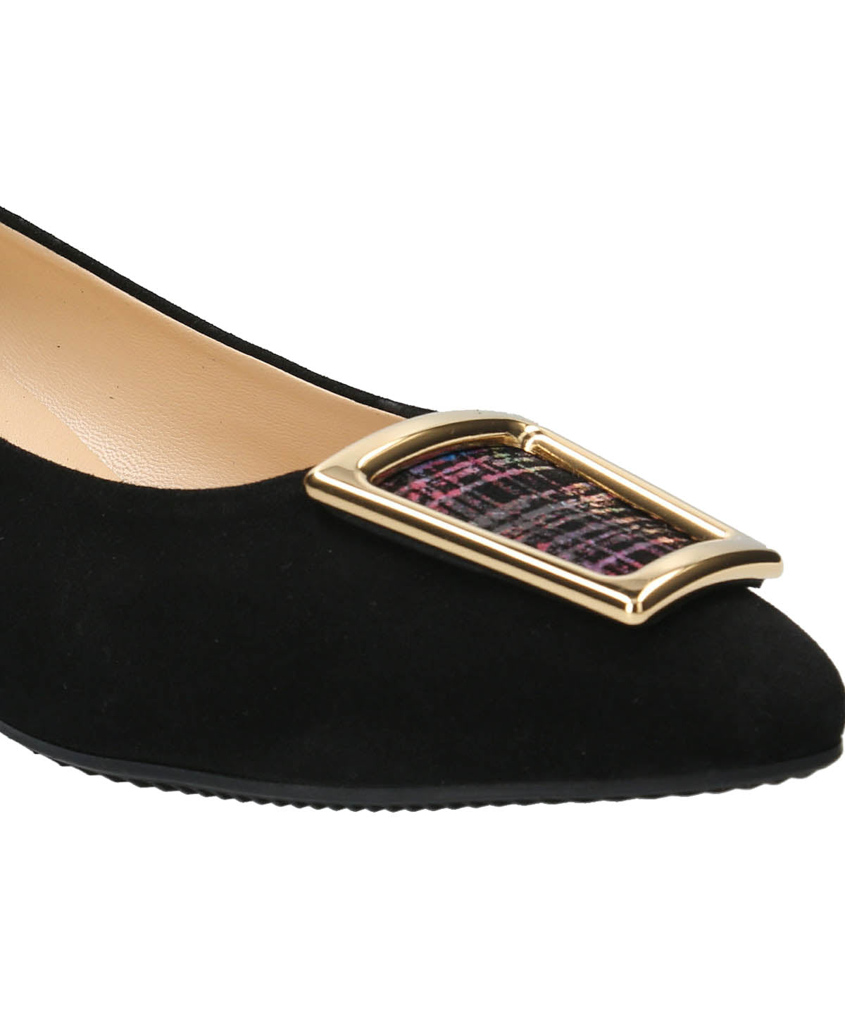 Zapato Brunate Cuero Mujer Senavra Negro