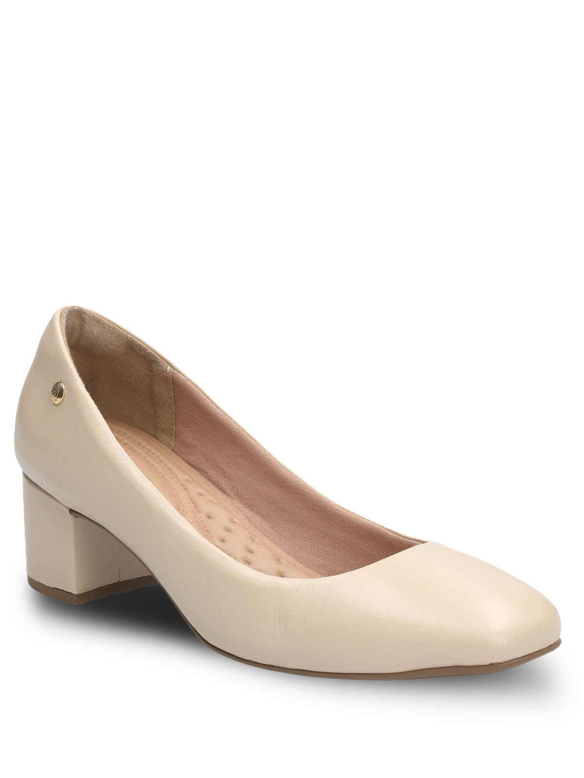 Zapato Cuero Mujer Manson Beige