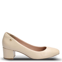 Zapato Cuero Mujer Manson Beige