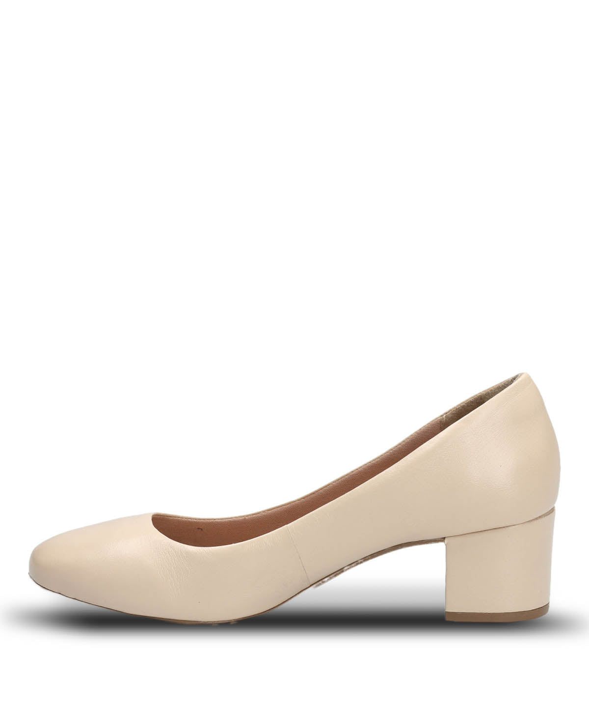 Zapato Cuero Mujer Manson Beige