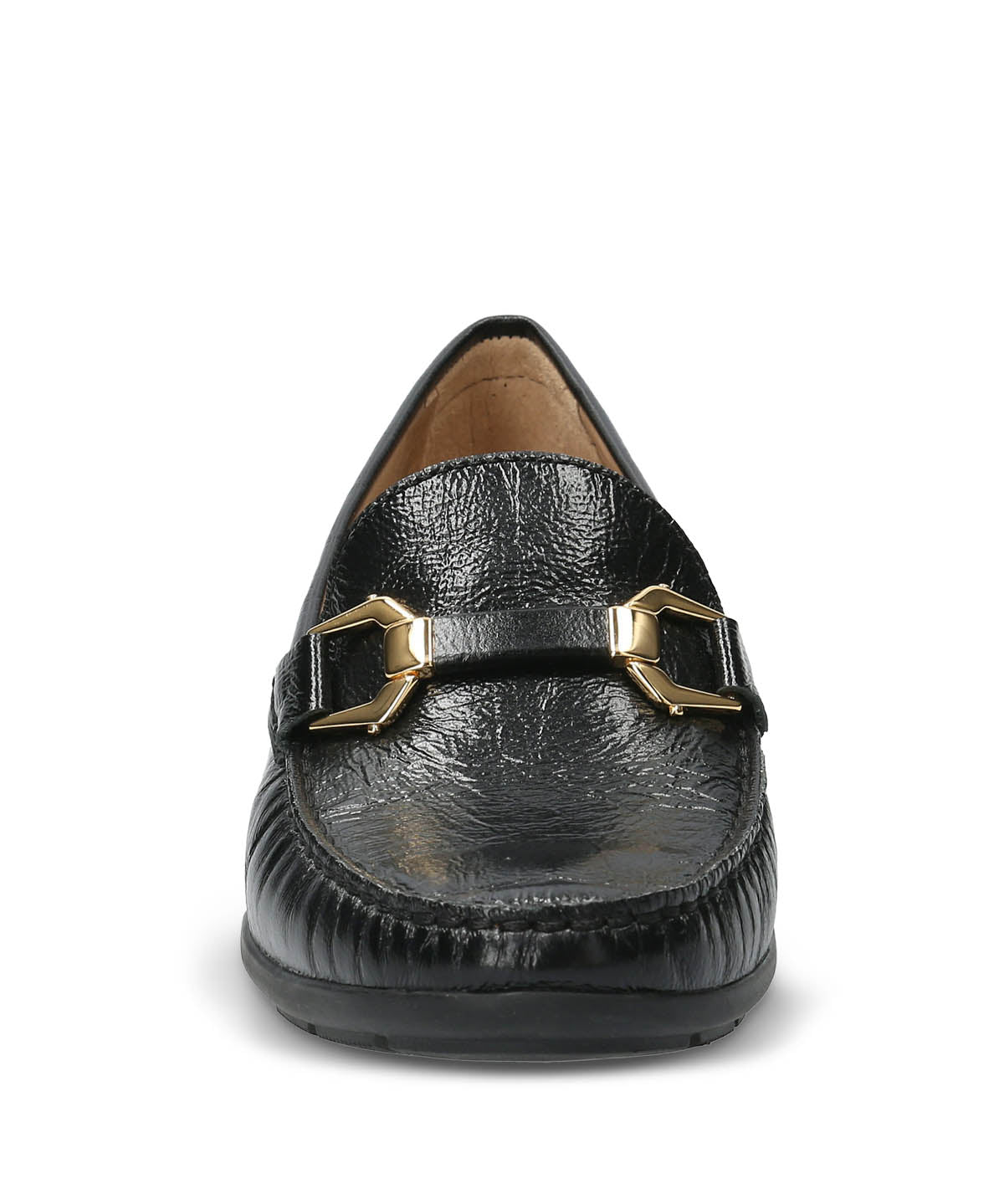 Mocasín Cuero Mujer Natalia Negro