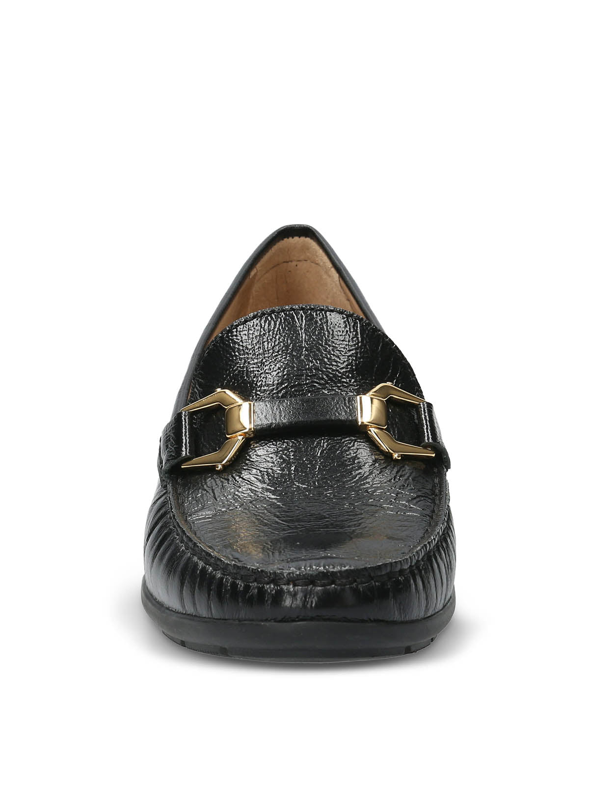 Mocasín Cuero Mujer Natalia Negro