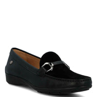 Mocasin Cuero Mujer Natalia Negro