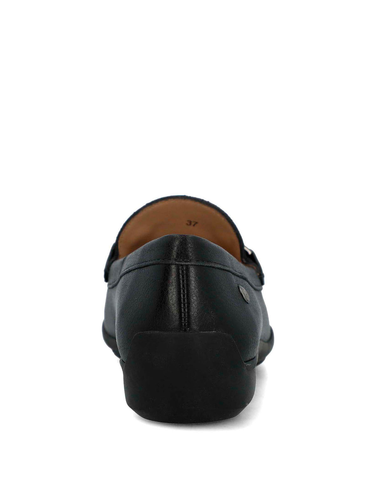 Mocasin Cuero Mujer Natalia Negro